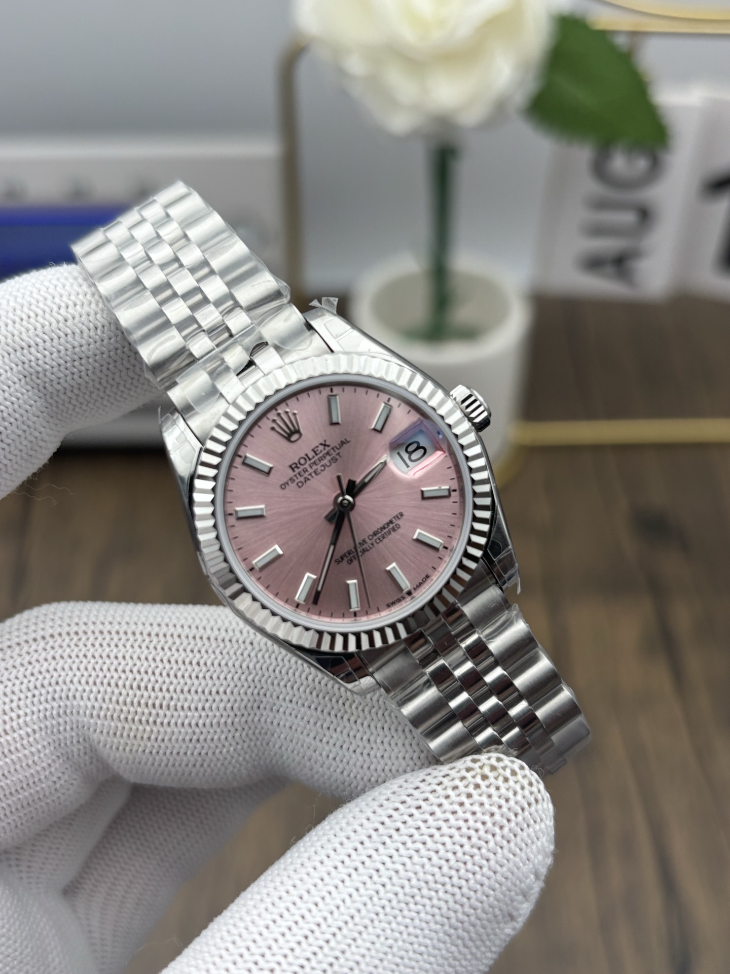 Rolex A貨 女款 Datejust 粉面腕錶 經典奢華款| 11 Rolex A貨 女款 Datejust 粉面腕錶 經典奢華款
