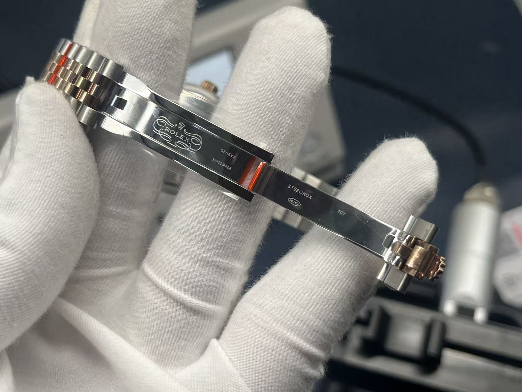Rolex 一比一 女款 Datejust 粉面鑽刻腕錶 氣質款| 8 Rolex 一比一 女款 Datejust 粉面鑽刻腕錶 氣質款
