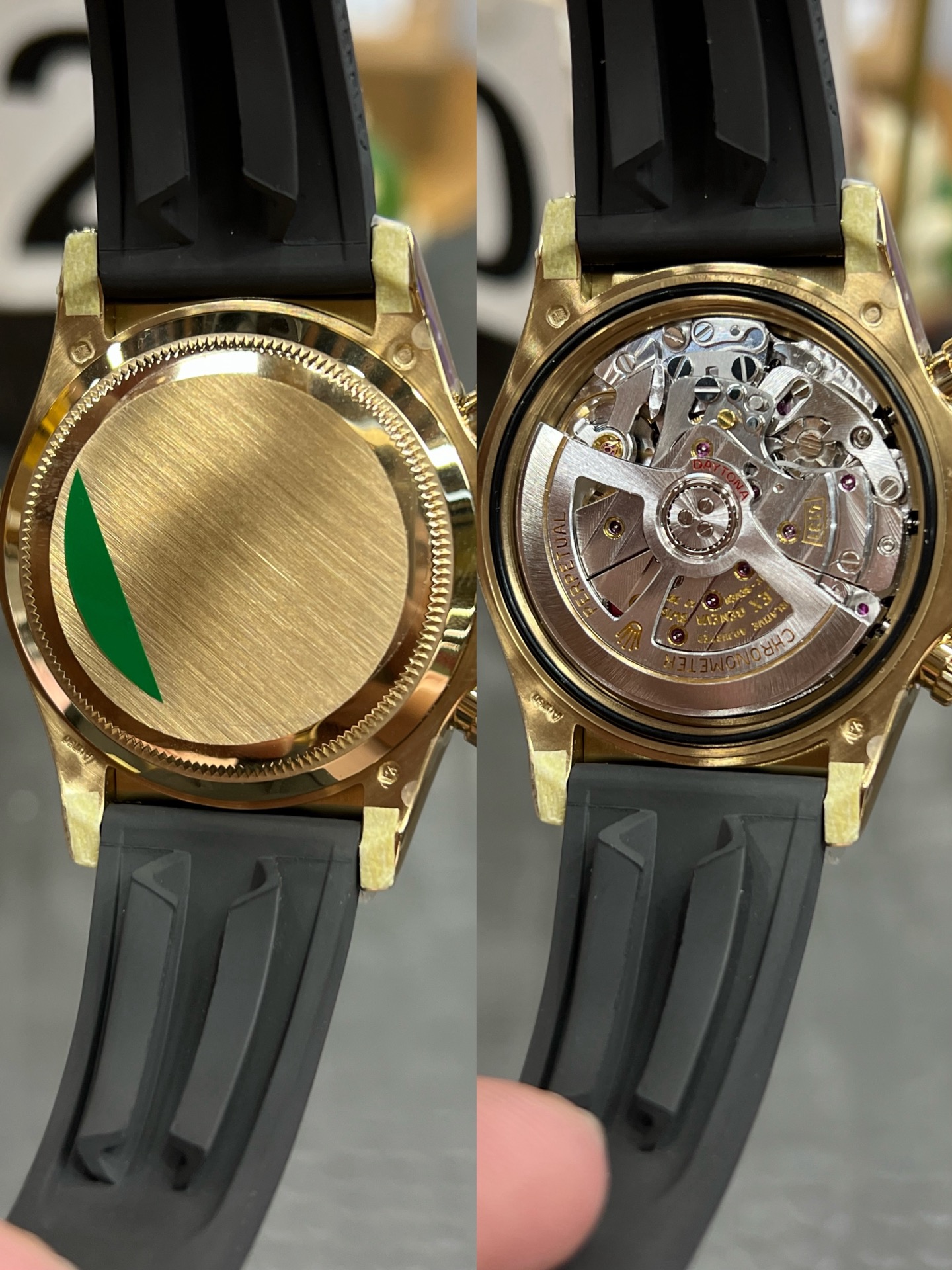 Rolex 高仿 男款 Daytona 黑面鑽刻橡膠帶計時腕錶 高端運動風| 9 Rolex 高仿 男款 Daytona 黑面鑽刻橡膠帶計時腕錶 高端運動風