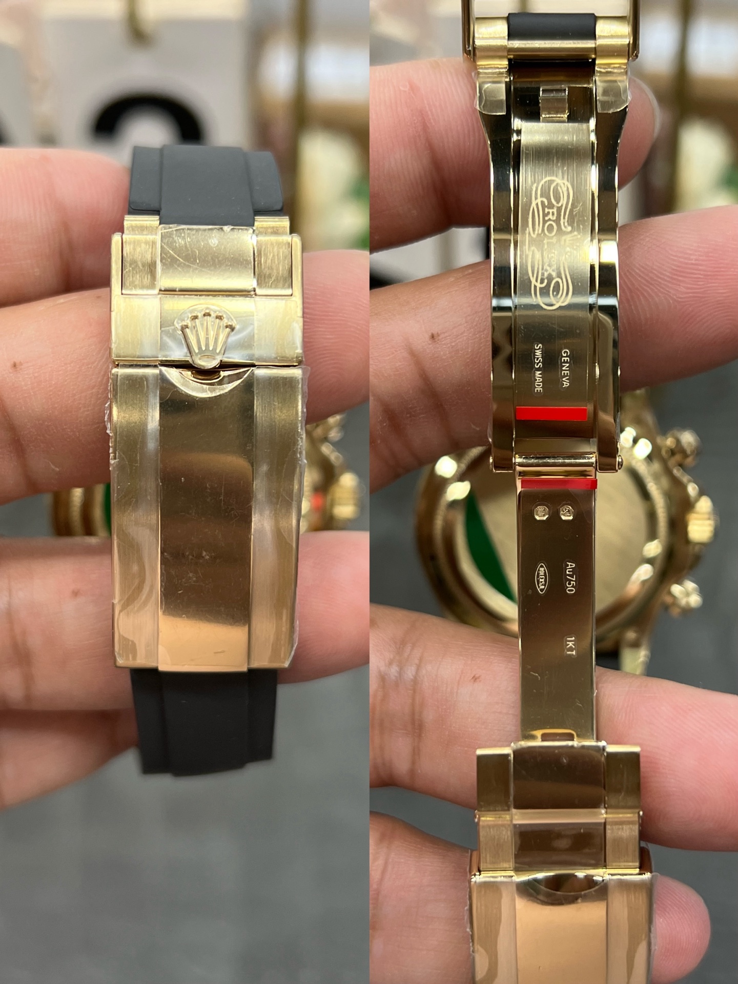 Rolex 高仿 男款 Daytona 黑面鑽刻橡膠帶計時腕錶 高端運動風| 8 Rolex 高仿 男款 Daytona 黑面鑽刻橡膠帶計時腕錶 高端運動風