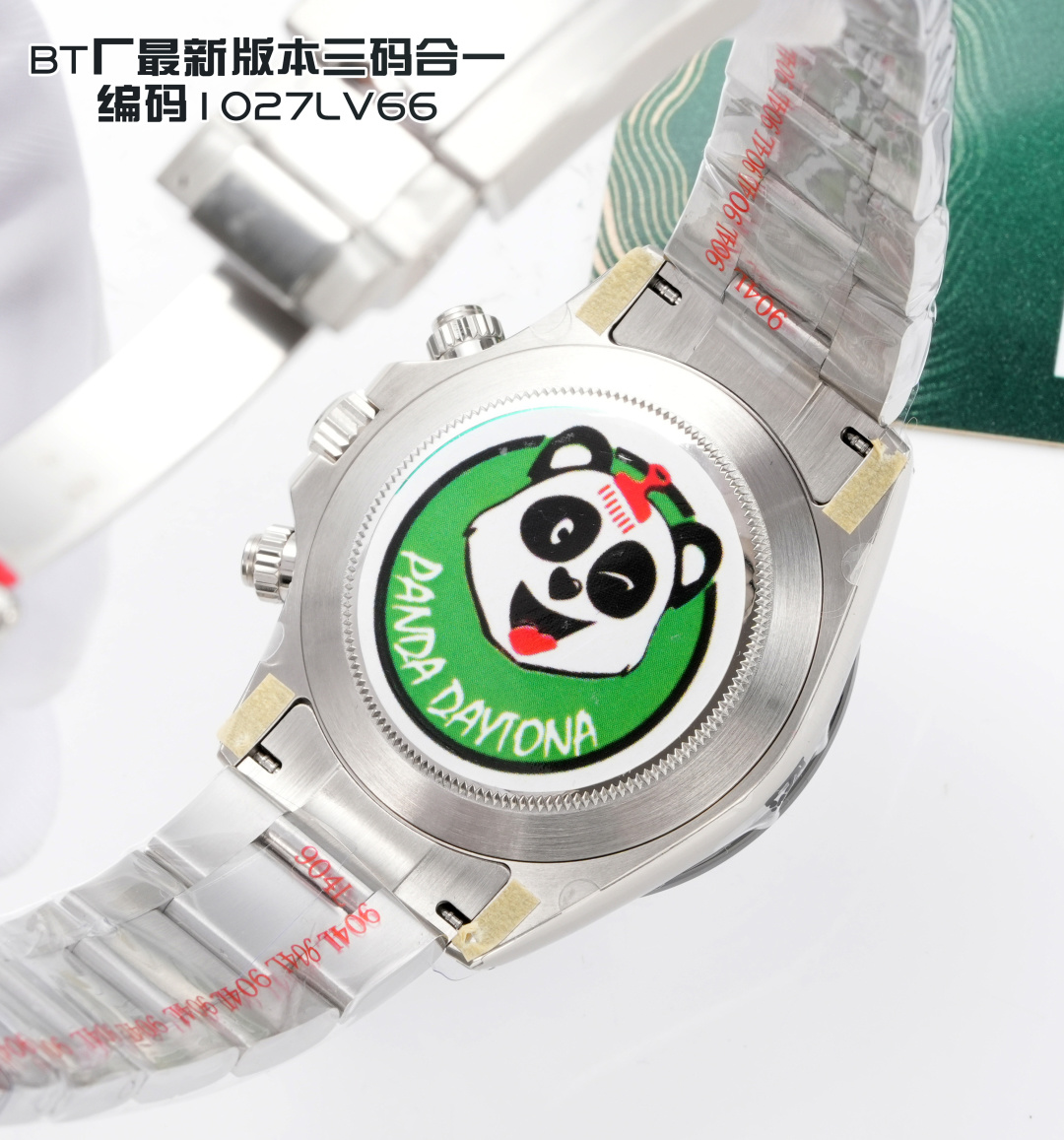 Rolex 原單 男款 Daytona 黑白熊貓面鋼帶計時腕錶 經典百搭款| 8 Rolex 原單 男款 Daytona 黑白熊貓面鋼帶計時腕錶 經典百搭款