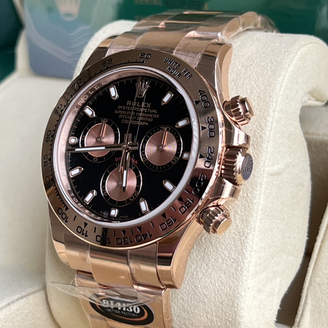 Rolex A貨 男款 Daytona 咖啡面玫瑰金計時腕錶 個性時尚款| 14 Rolex A貨 男款 Daytona 咖啡面玫瑰金計時腕錶 個性時尚款