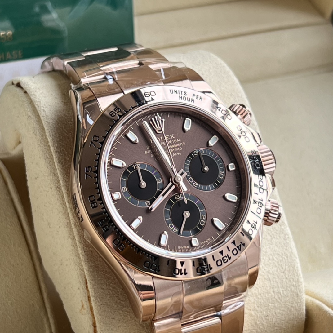 Rolex 高仿 男款 Daytona 白面黑圈計時腕錶 經典運動風| 13 Rolex 高仿 男款 Daytona 白面黑圈計時腕錶 經典運動風