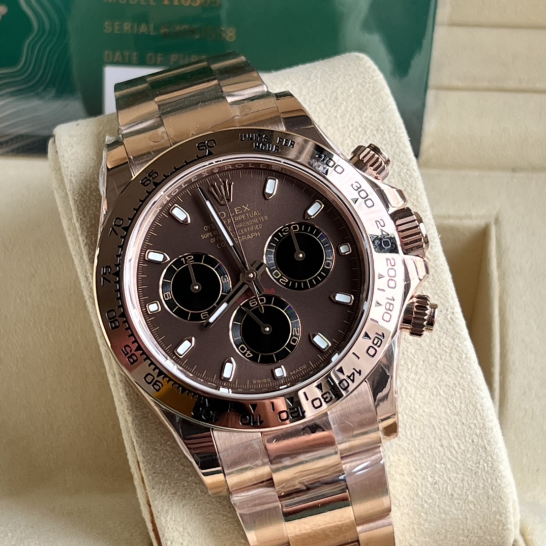 Rolex 高仿 男款 Daytona 白面黑圈計時腕錶 經典運動風| 12 Rolex 高仿 男款 Daytona 白面黑圈計時腕錶 經典運動風