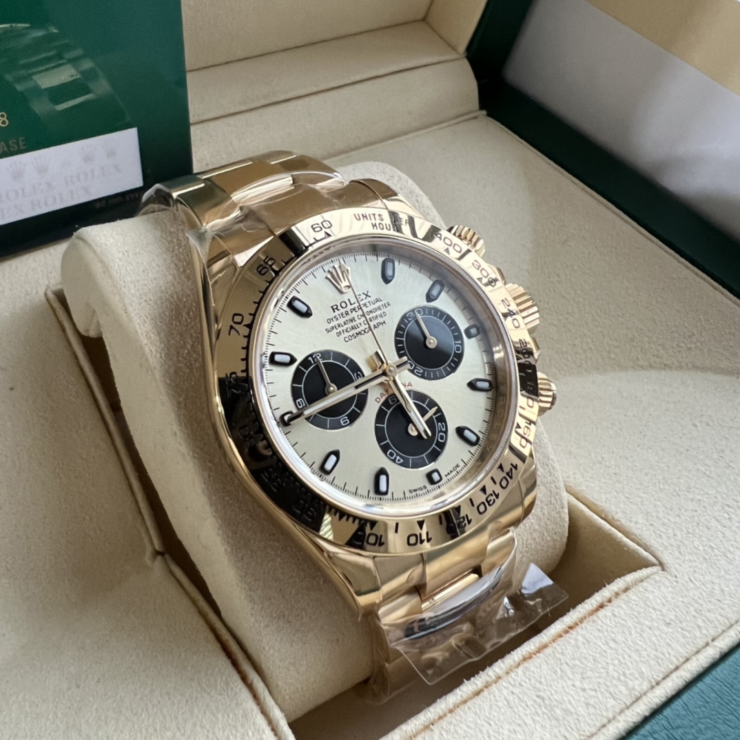 Rolex 高仿 男款 Daytona 白面玫瑰金三眼計時腕錶 高端質感款| 12 Rolex 高仿 男款 Daytona 白面玫瑰金三眼計時腕錶 高端質感款