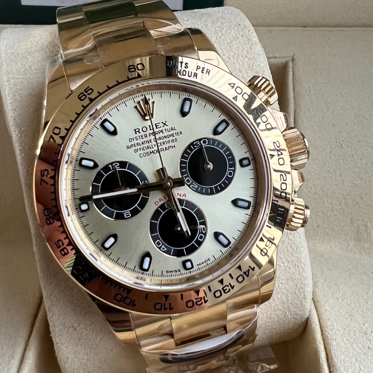 Rolex 高仿 男款 Daytona 白面玫瑰金三眼計時腕錶 高端質感款| 11 Rolex 高仿 男款 Daytona 白面玫瑰金三眼計時腕錶 高端質感款
