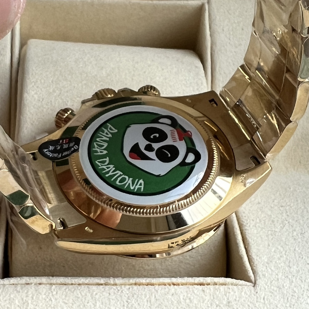 Rolex 高仿 男款 Daytona 黑面金殼鋼帶計時腕錶 經典奢華商務風| 8 Rolex 高仿 男款 Daytona 黑面金殼鋼帶計時腕錶 經典奢華商務風