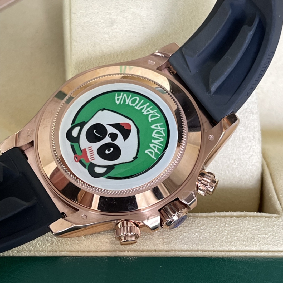 Rolex 一比一 男款 Daytona 白面玫瑰金橡膠帶計時腕錶 清爽時尚款| 7 Rolex 一比一 男款 Daytona 白面玫瑰金橡膠帶計時腕錶 清爽時尚款
