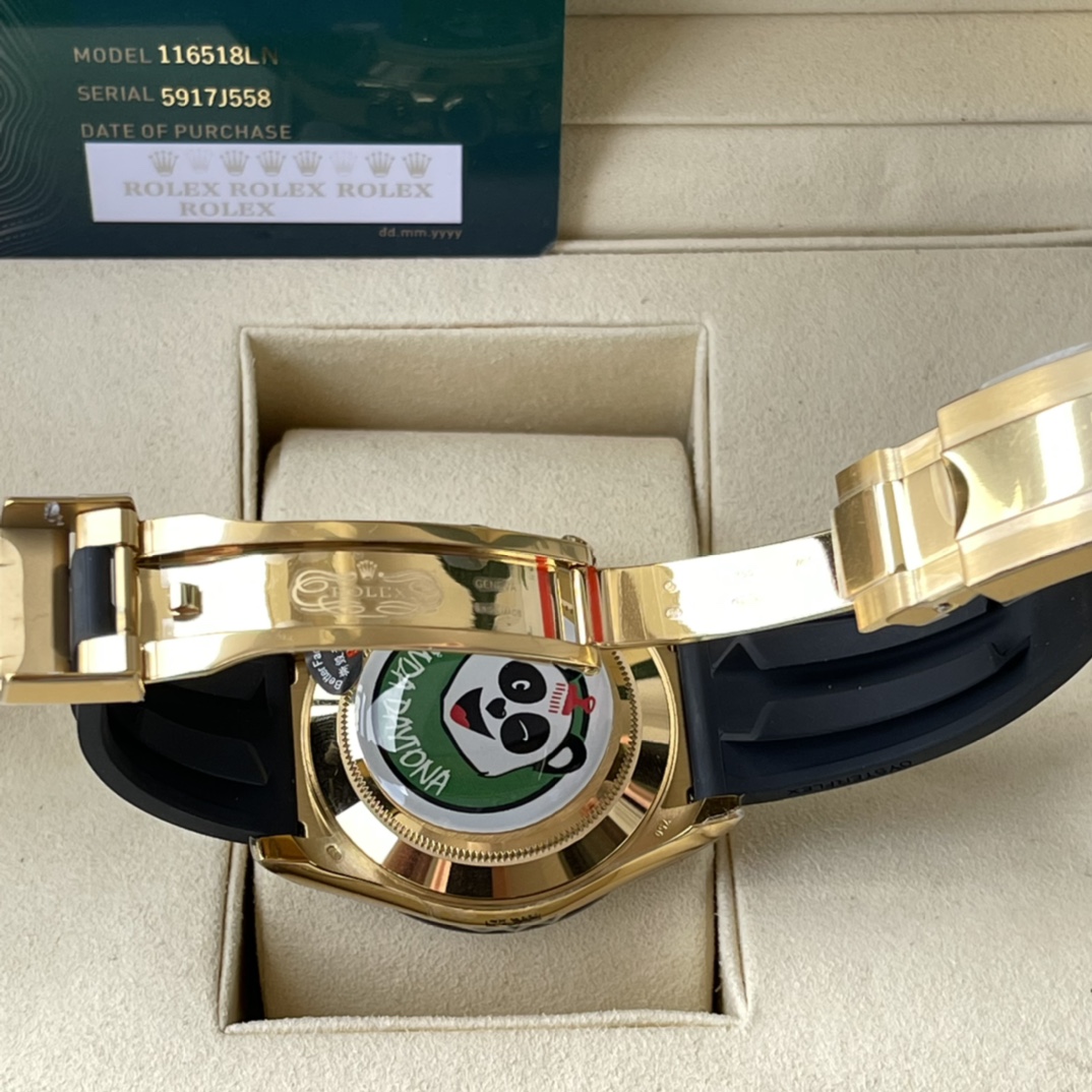 Rolex 高仿 男款 Daytona 黑面金圈橡膠帶計時腕錶 經典運動款| 14 Rolex 高仿 男款 Daytona 黑面金圈橡膠帶計時腕錶 經典運動款