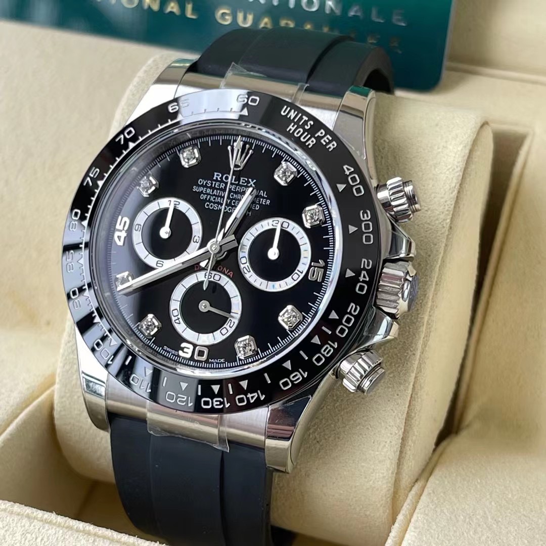 Rolex 一比一 男款 Daytona 熊貓面橡膠帶計時腕錶 經典潮流款| 14 Rolex 一比一 男款 Daytona 熊貓面橡膠帶計時腕錶 經典潮流款
