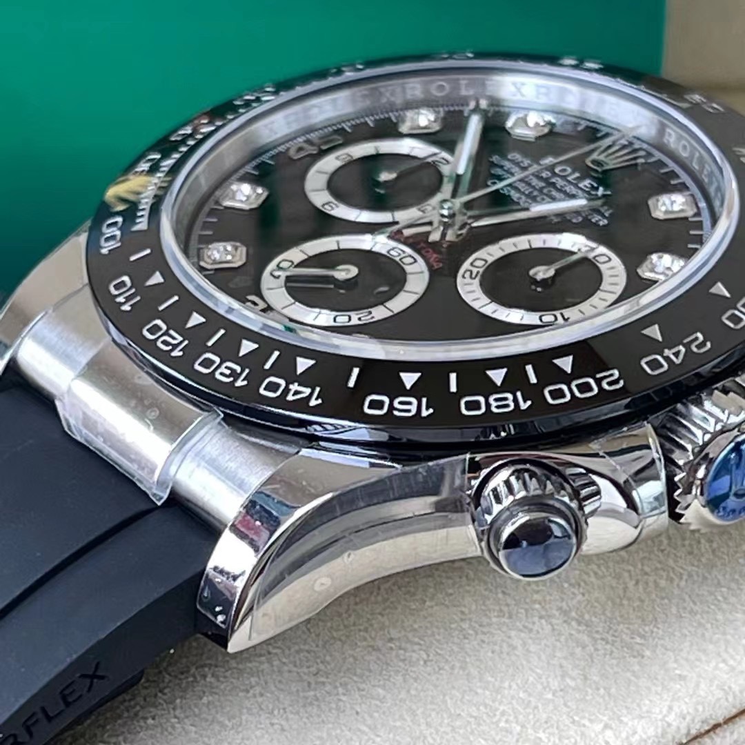Rolex 一比一 男款 Daytona 熊貓面橡膠帶計時腕錶 經典潮流款| 11 Rolex 一比一 男款 Daytona 熊貓面橡膠帶計時腕錶 經典潮流款