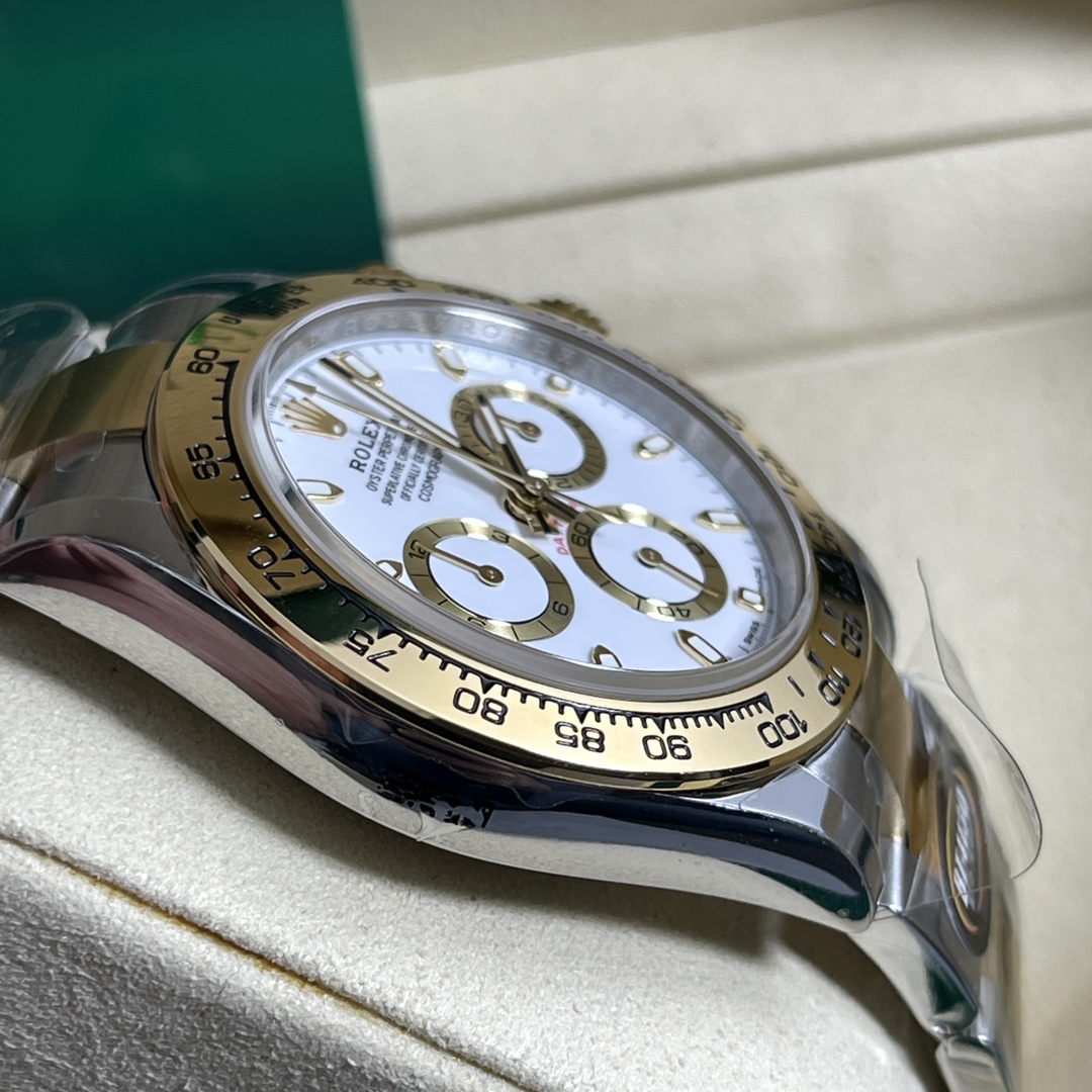 Rolex 高仿 男款 Daytona 黑面鋼圈橡膠帶計時腕錶 運動經典款| 11 Rolex 高仿 男款 Daytona 黑面鋼圈橡膠帶計時腕錶 運動經典款