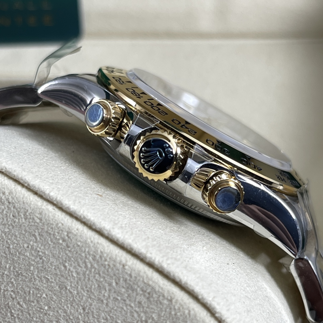 Rolex 高仿 男款 Daytona 黑面鋼圈橡膠帶計時腕錶 運動經典款| 9 Rolex 高仿 男款 Daytona 黑面鋼圈橡膠帶計時腕錶 運動經典款