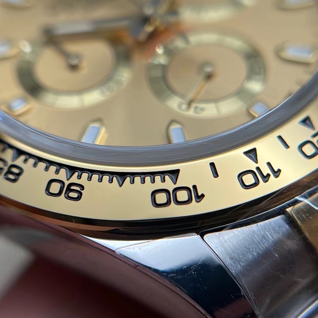 Rolex 高仿 男款 Daytona 香檳面鋼帶計時腕錶 經典商務款| 11 Rolex 高仿 男款 Daytona 香檳面鋼帶計時腕錶 經典商務款