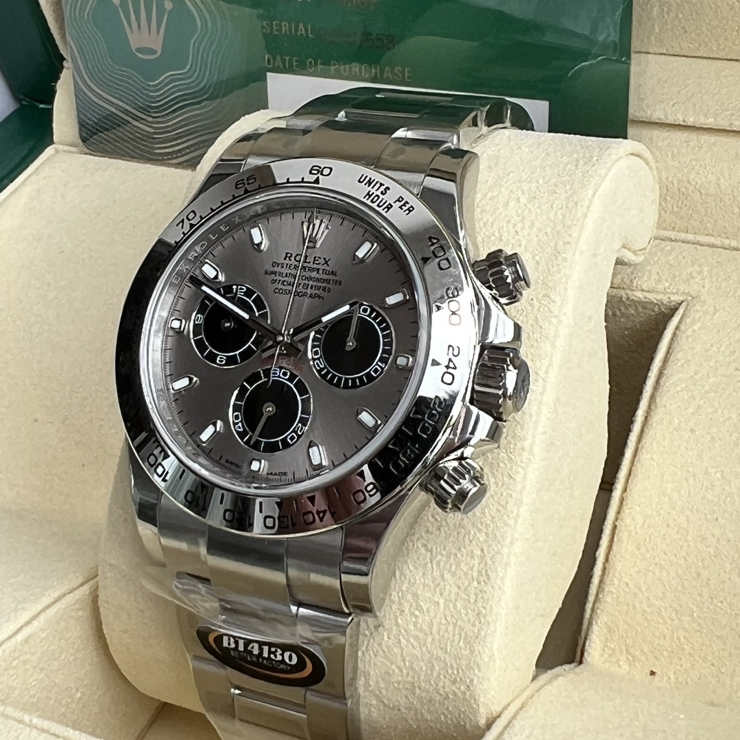 Rolex 原單 男款 Daytona 銀面鋼帶計時腕錶 經典簡約質感款| 14 Rolex 原單 男款 Daytona 銀面鋼帶計時腕錶 經典簡約質感款