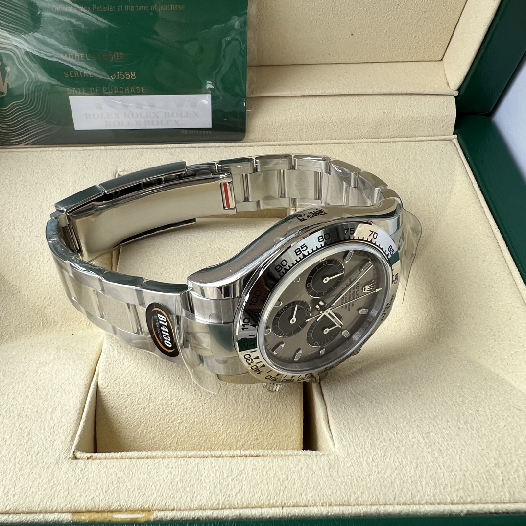 Rolex 原單 男款 Daytona 銀面鋼帶計時腕錶 經典簡約質感款| 9 Rolex 原單 男款 Daytona 銀面鋼帶計時腕錶 經典簡約質感款