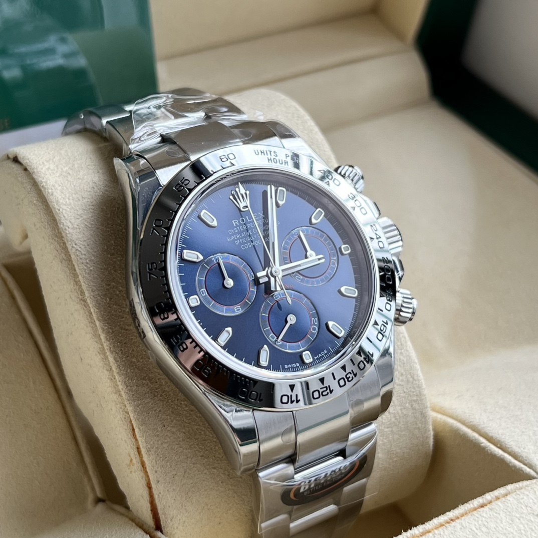 Rolex A貨 男款 Daytona 藍面鋼帶計時腕錶 潮流運動款| 13 Rolex A貨 男款 Daytona 藍面鋼帶計時腕錶 潮流運動款