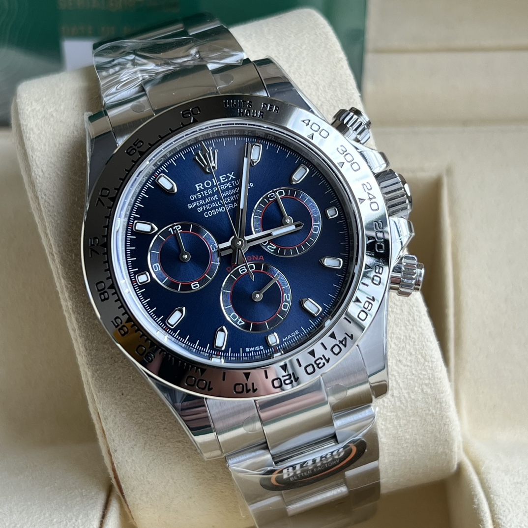 Rolex A貨 男款 Daytona 藍面鋼帶計時腕錶 潮流運動款| 12 Rolex A貨 男款 Daytona 藍面鋼帶計時腕錶 潮流運動款