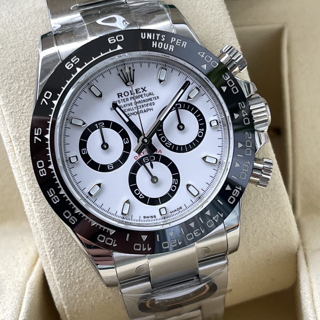 Rolex A貨 男款 Daytona 熊貓面鋼帶計時腕錶 經典潮流款| 12 Rolex A貨 男款 Daytona 熊貓面鋼帶計時腕錶 經典潮流款