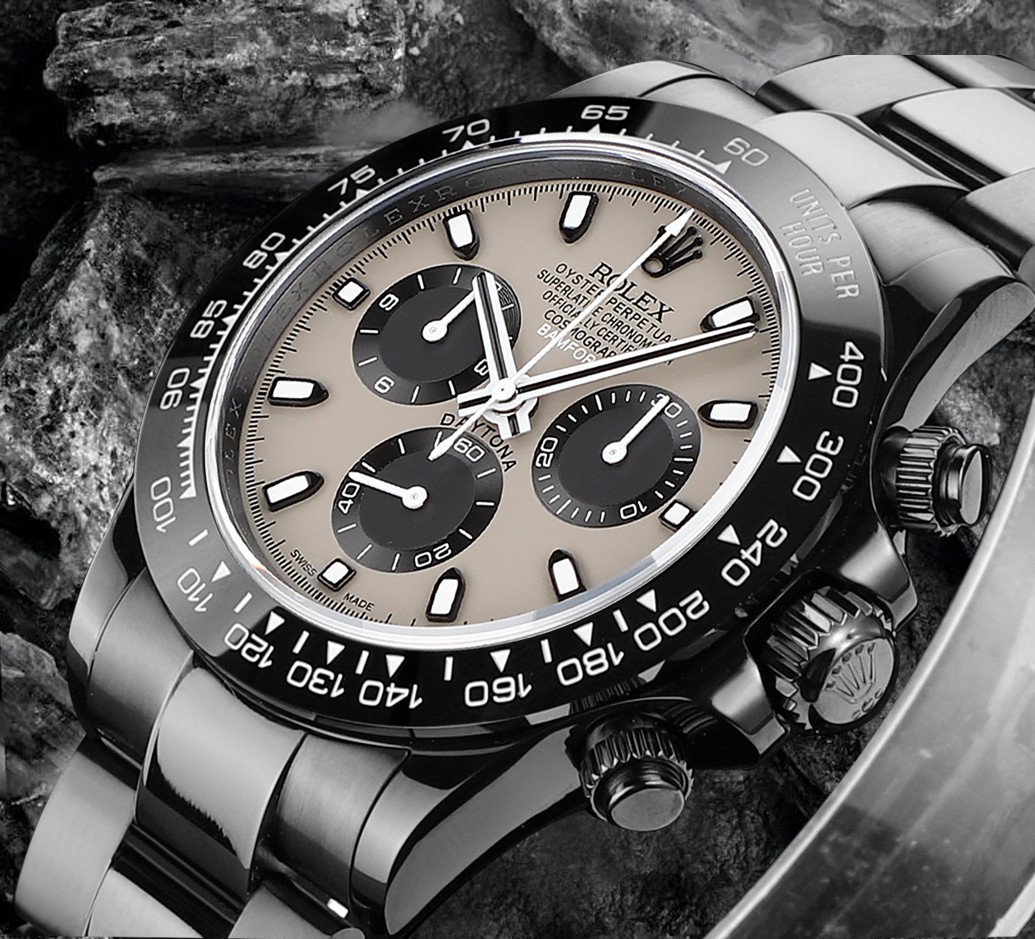 Rolex 原單 男款 Daytona 冰藍面黑圈計時腕錶 高端質感款| 11 Rolex 原單 男款 Daytona 冰藍面黑圈計時腕錶 高端質感款