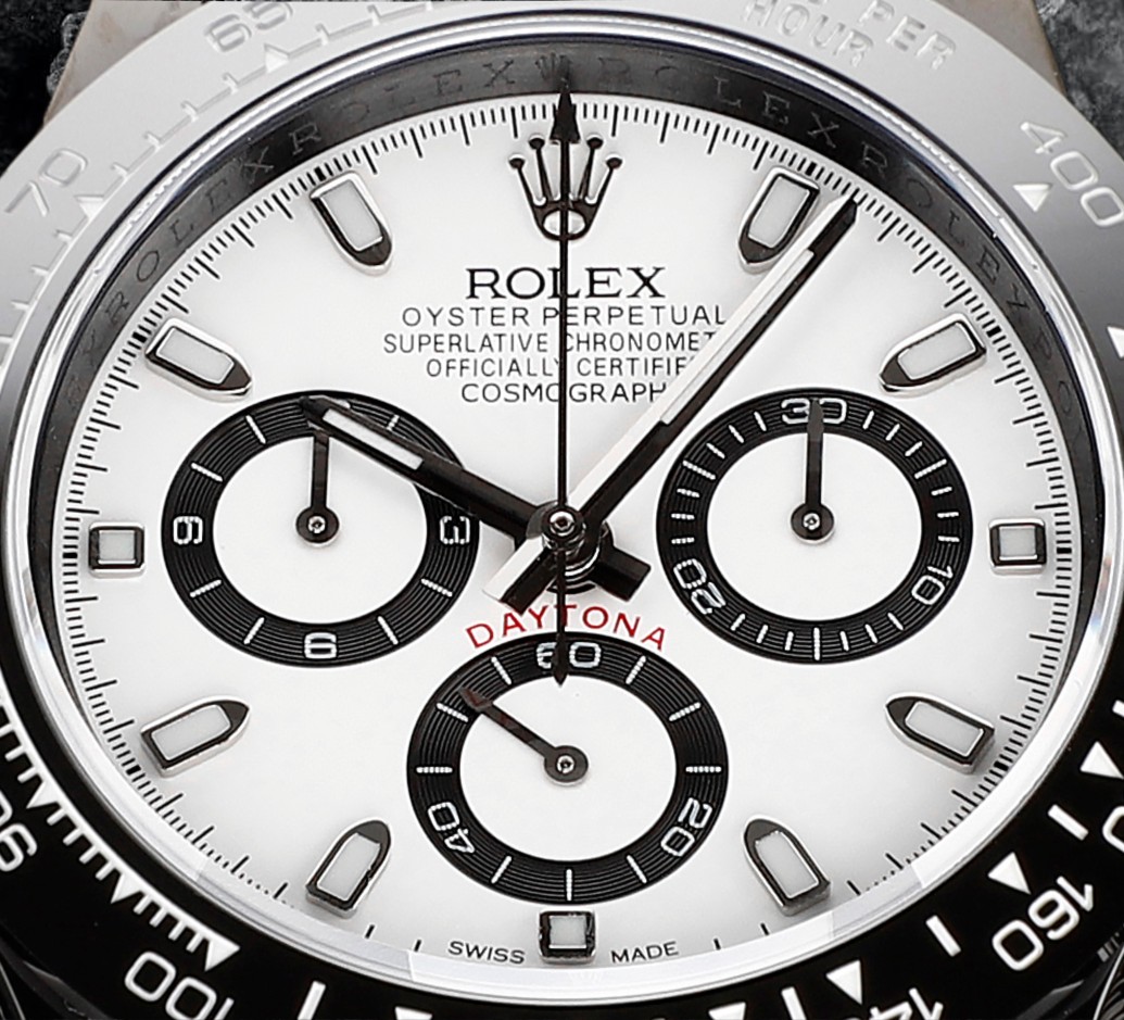 Rolex 高仿 男款 Daytona 黑面白圈計時腕錶 潮流運動款| 10 Rolex 高仿 男款 Daytona 黑面白圈計時腕錶 潮流運動款