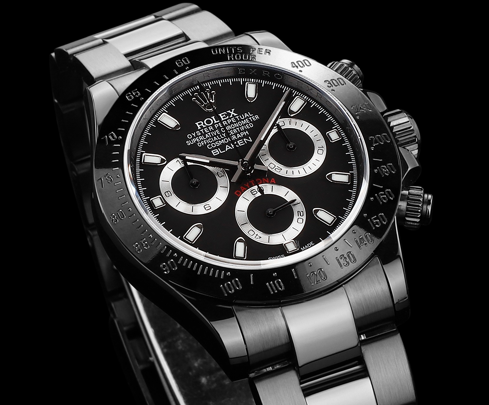 Rolex 高仿 男款 Daytona 黑白熊貓面計時腕錶 經典潮流款| 12 Rolex 高仿 男款 Daytona 黑白熊貓面計時腕錶 經典潮流款