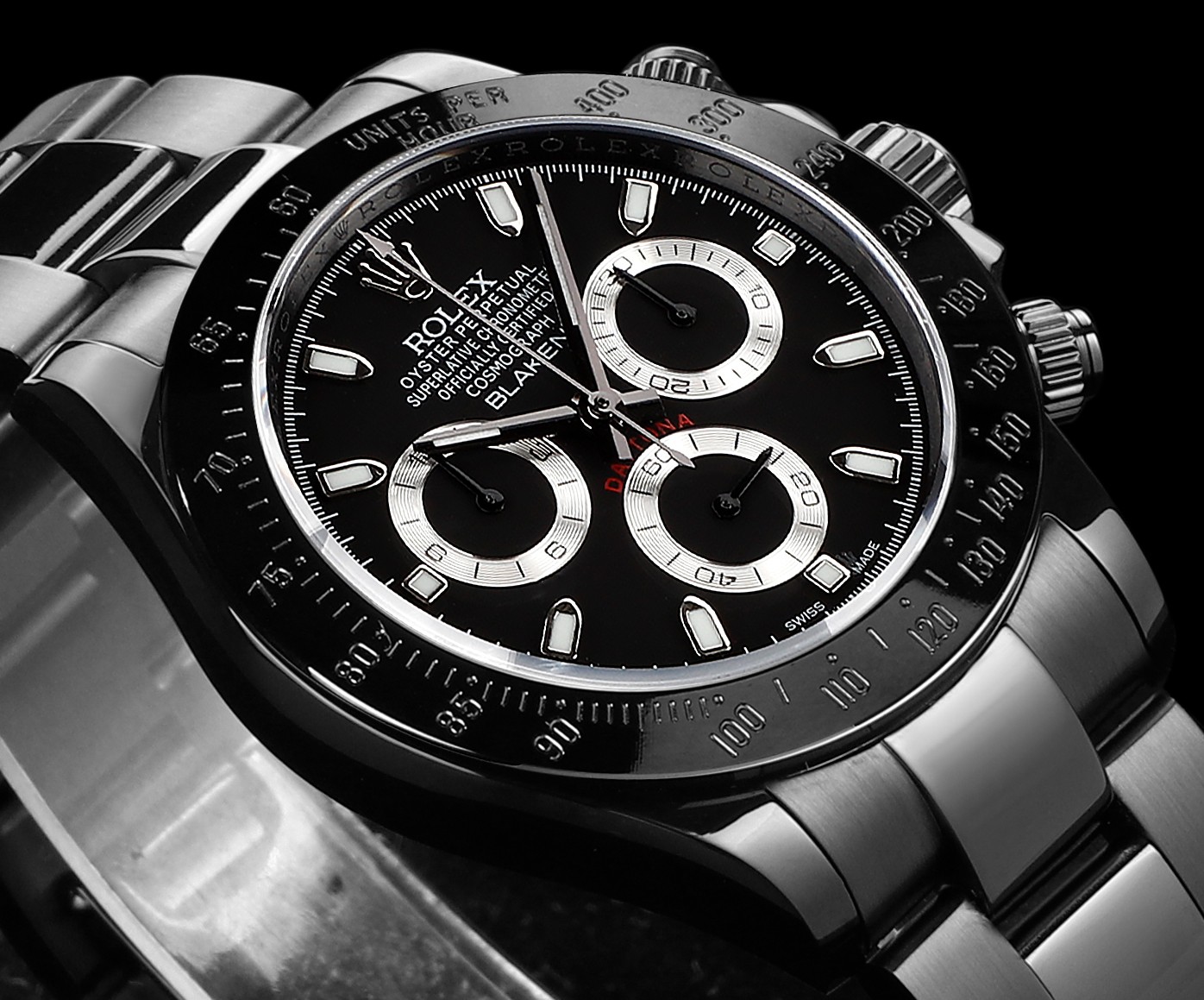 Rolex 高仿 男款 Daytona 黑白熊貓面計時腕錶 經典潮流款| 11 Rolex 高仿 男款 Daytona 黑白熊貓面計時腕錶 經典潮流款