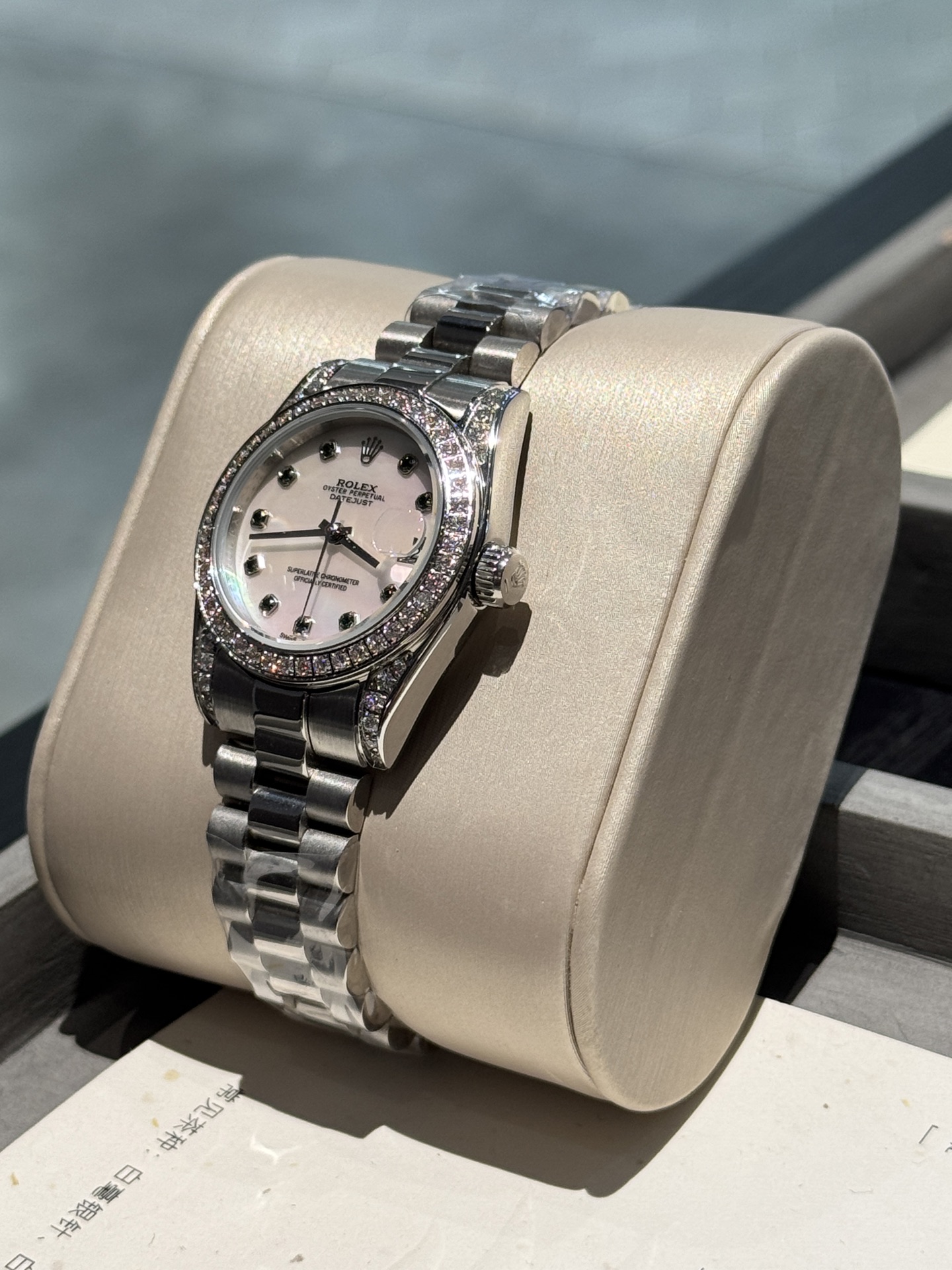 Rolex 一比一 女款 Datejust 白面鑽圈腕錶 優雅氣質風| 12 Rolex 一比一 女款 Datejust 白面鑽圈腕錶 優雅氣質風