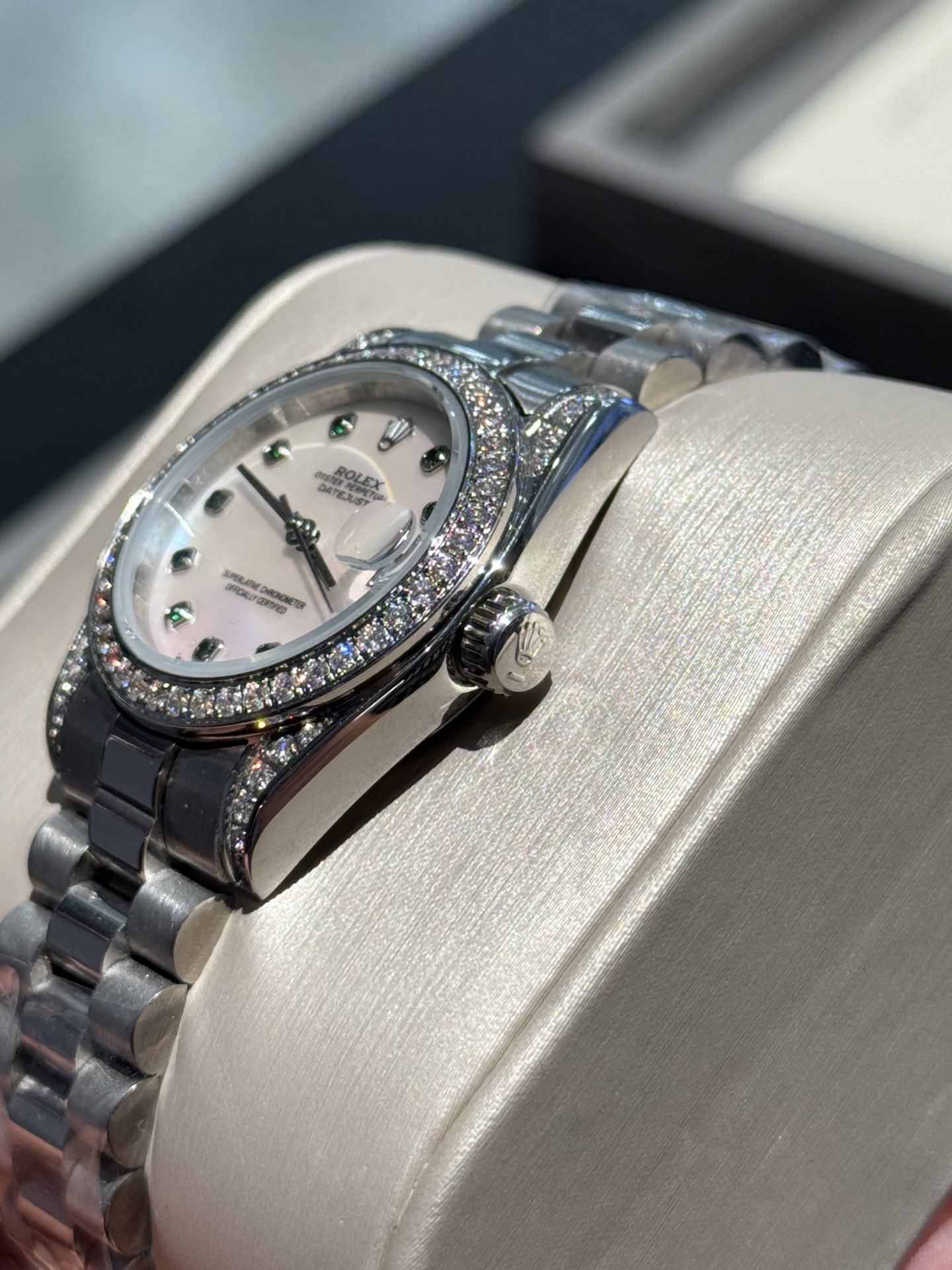 Rolex 一比一 女款 Datejust 白面鑽圈腕錶 優雅氣質風| 8 Rolex 一比一 女款 Datejust 白面鑽圈腕錶 優雅氣質風