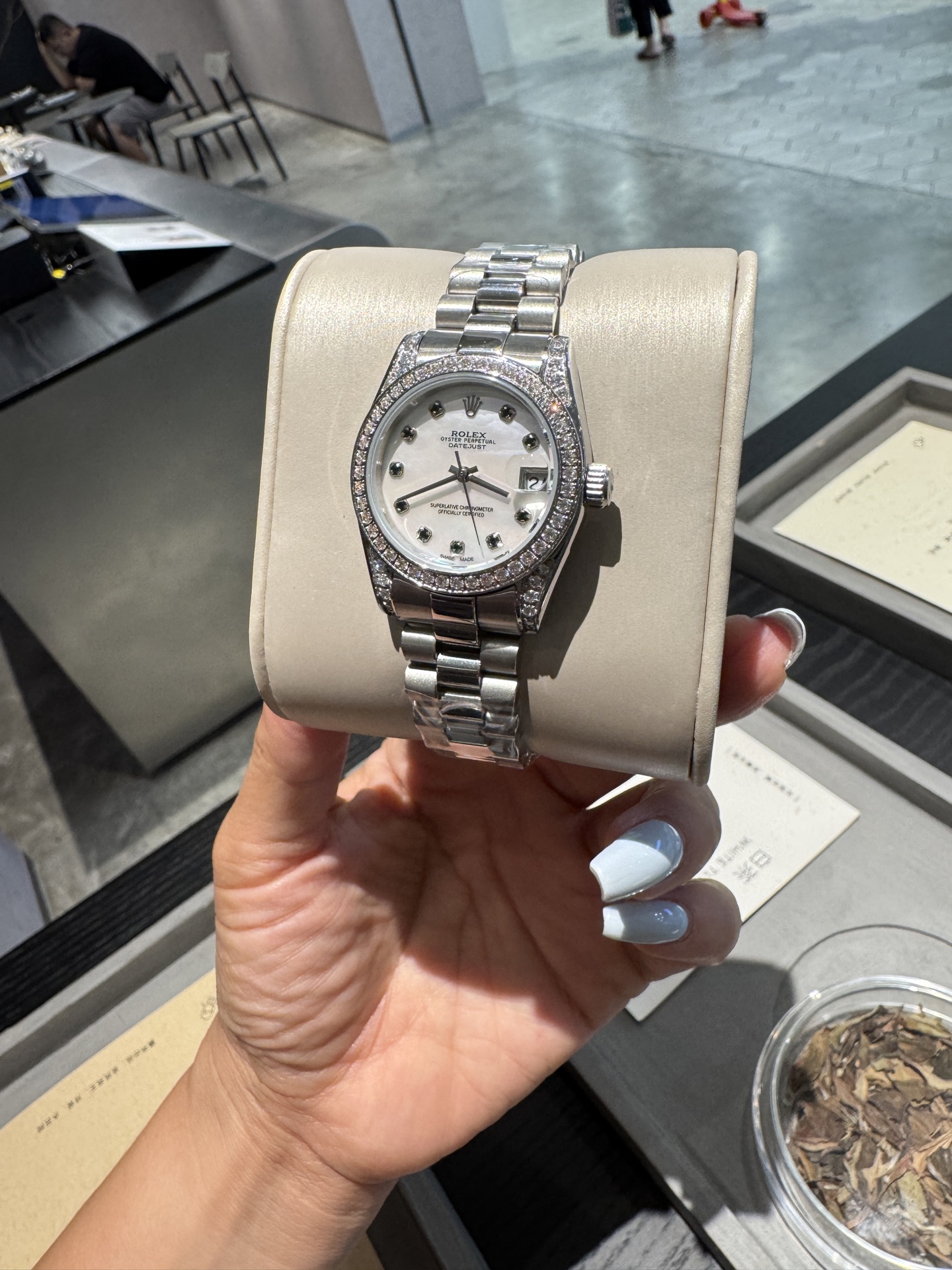 Rolex 一比一 女款 Datejust 白面鑽圈腕錶 優雅氣質風| 7 Rolex 一比一 女款 Datejust 白面鑽圈腕錶 優雅氣質風