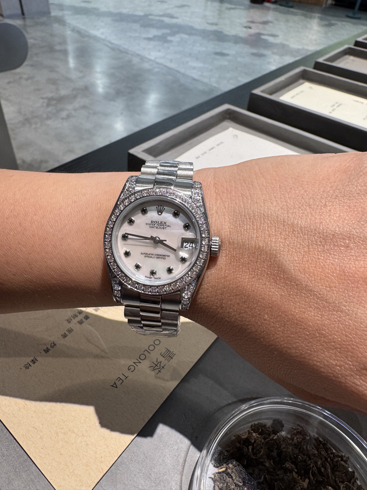 Rolex 一比一 女款 Datejust 白面鑽圈腕錶 優雅氣質風| 14 Rolex 一比一 女款 Datejust 白面鑽圈腕錶 優雅氣質風