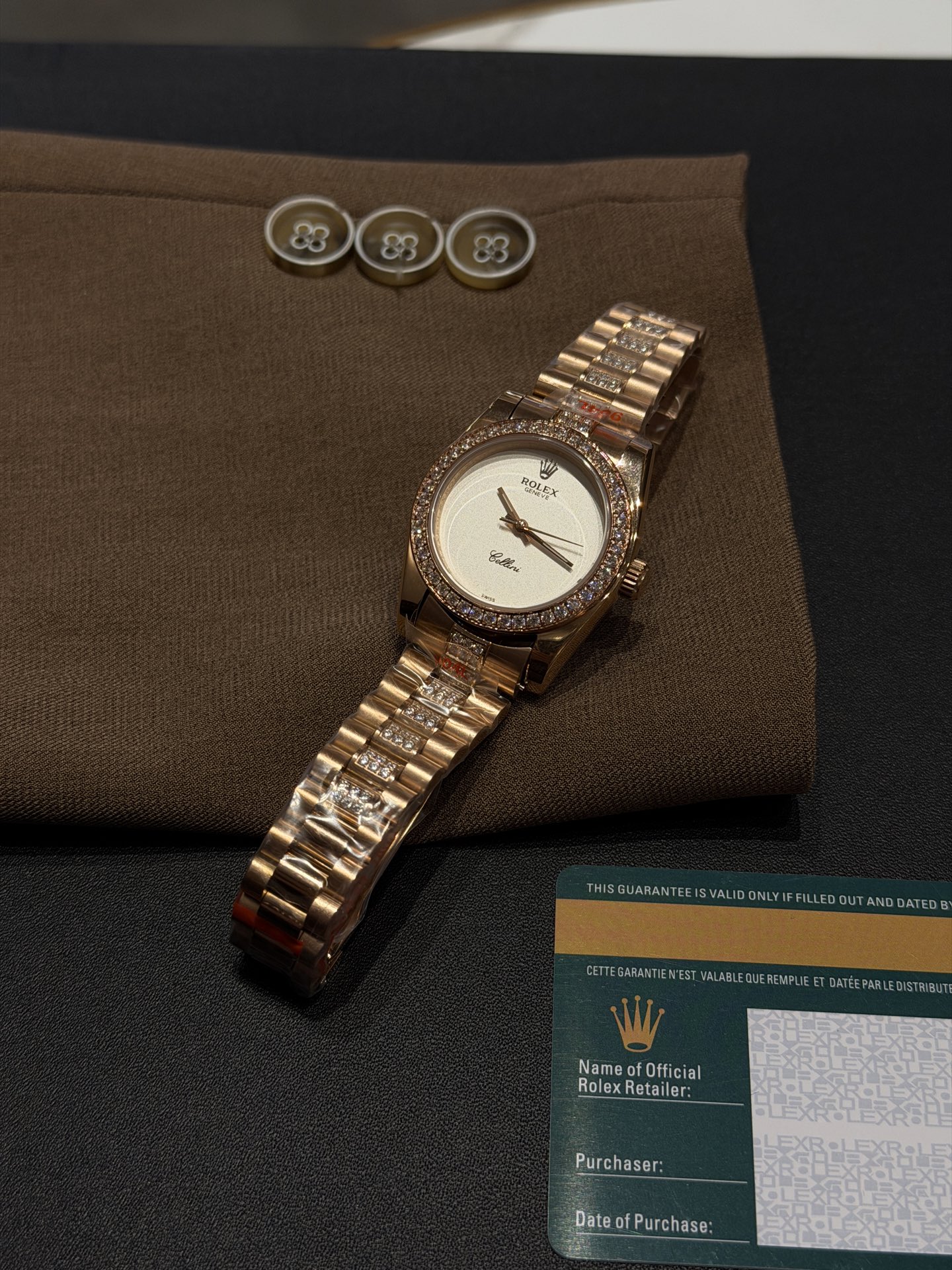Rolex 一比一 女款 Cellini 鑽圈玫瑰金腕錶 優雅氣質款| 10 Rolex 一比一 女款 Cellini 鑽圈玫瑰金腕錶 優雅氣質款