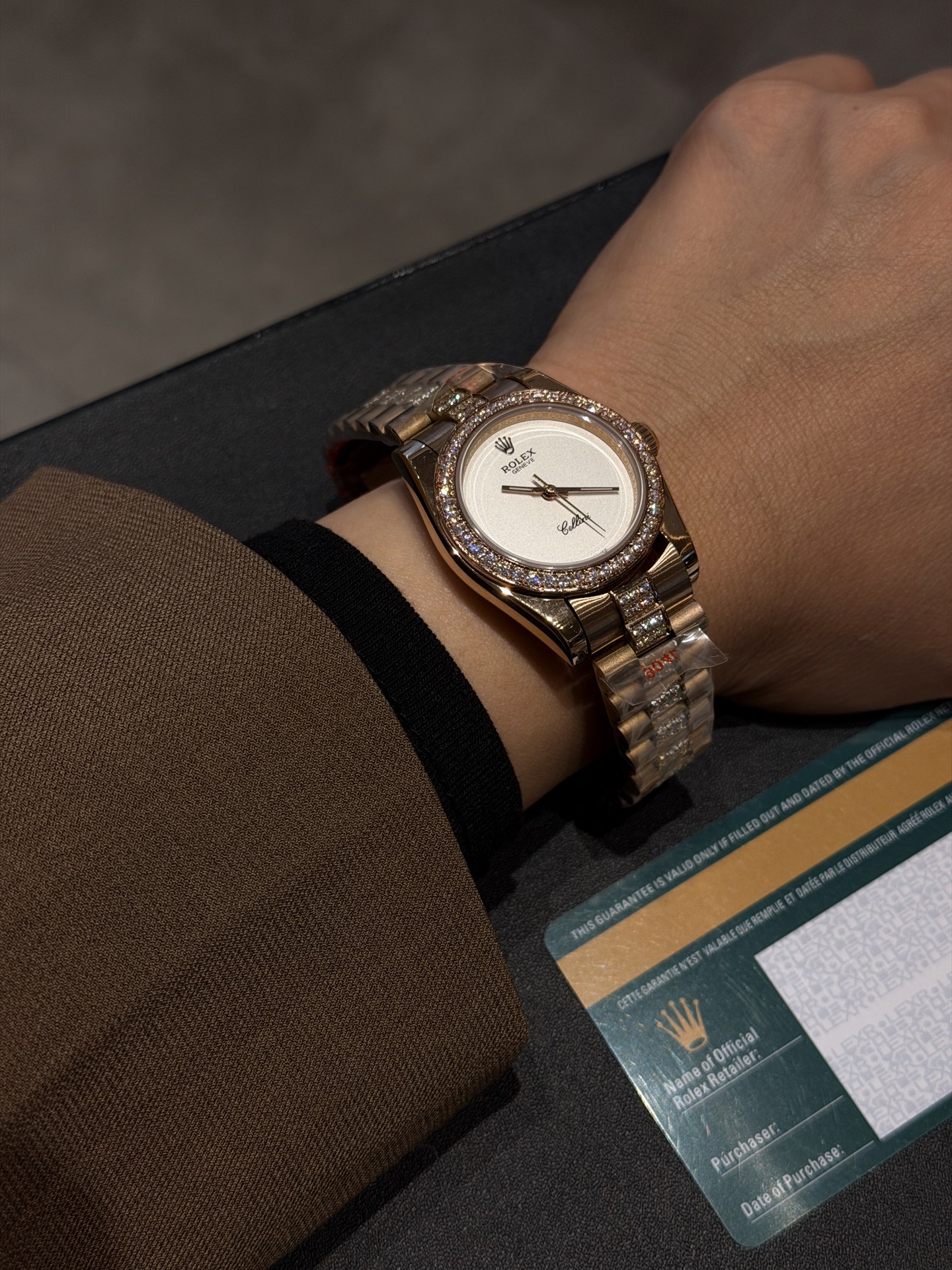 Rolex 一比一 女款 Cellini 鑽圈玫瑰金腕錶 優雅氣質款| 9 Rolex 一比一 女款 Cellini 鑽圈玫瑰金腕錶 優雅氣質款