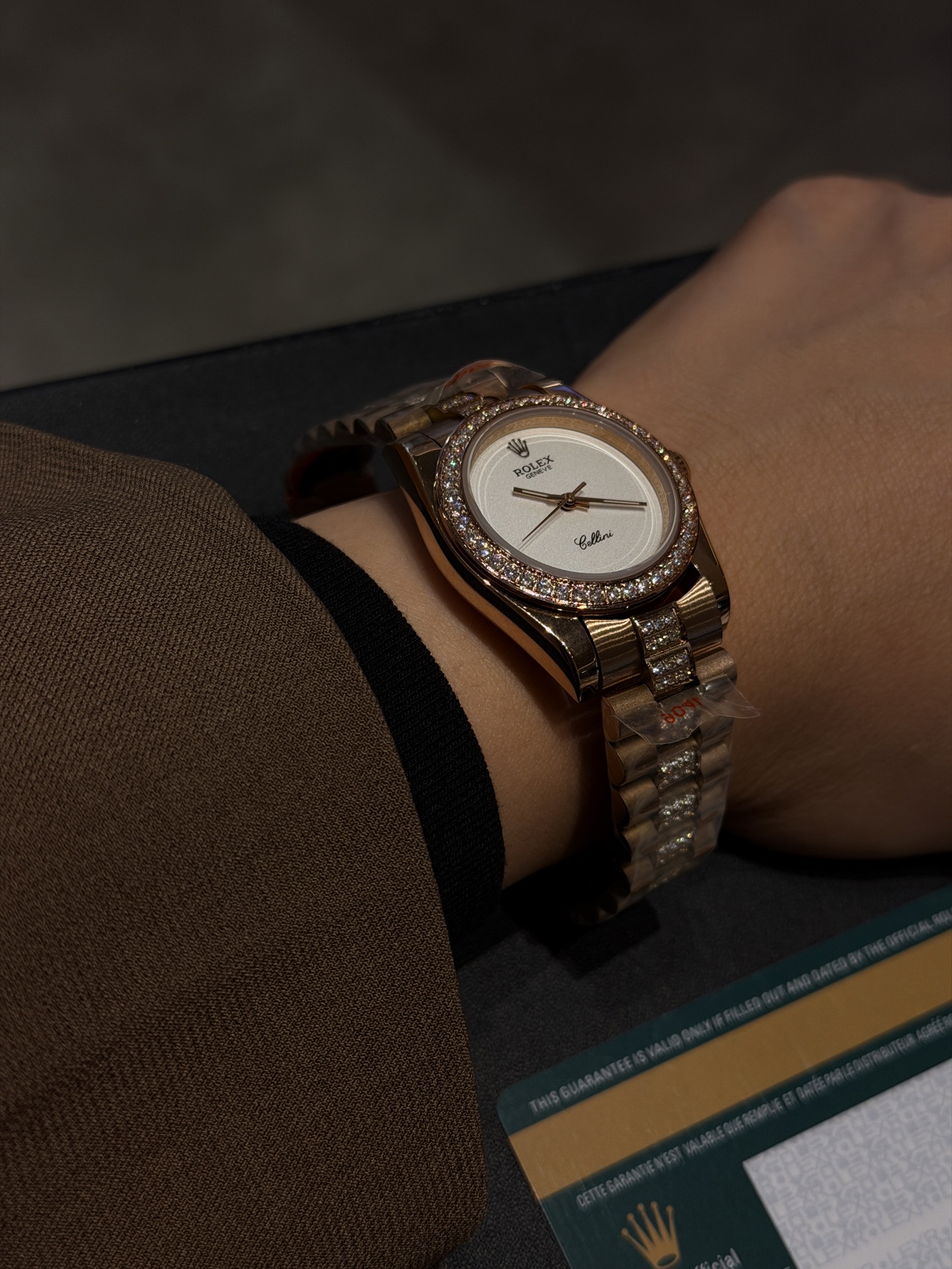 Rolex 一比一 女款 Cellini 鑽圈玫瑰金腕錶 優雅氣質款| 7 Rolex 一比一 女款 Cellini 鑽圈玫瑰金腕錶 優雅氣質款
