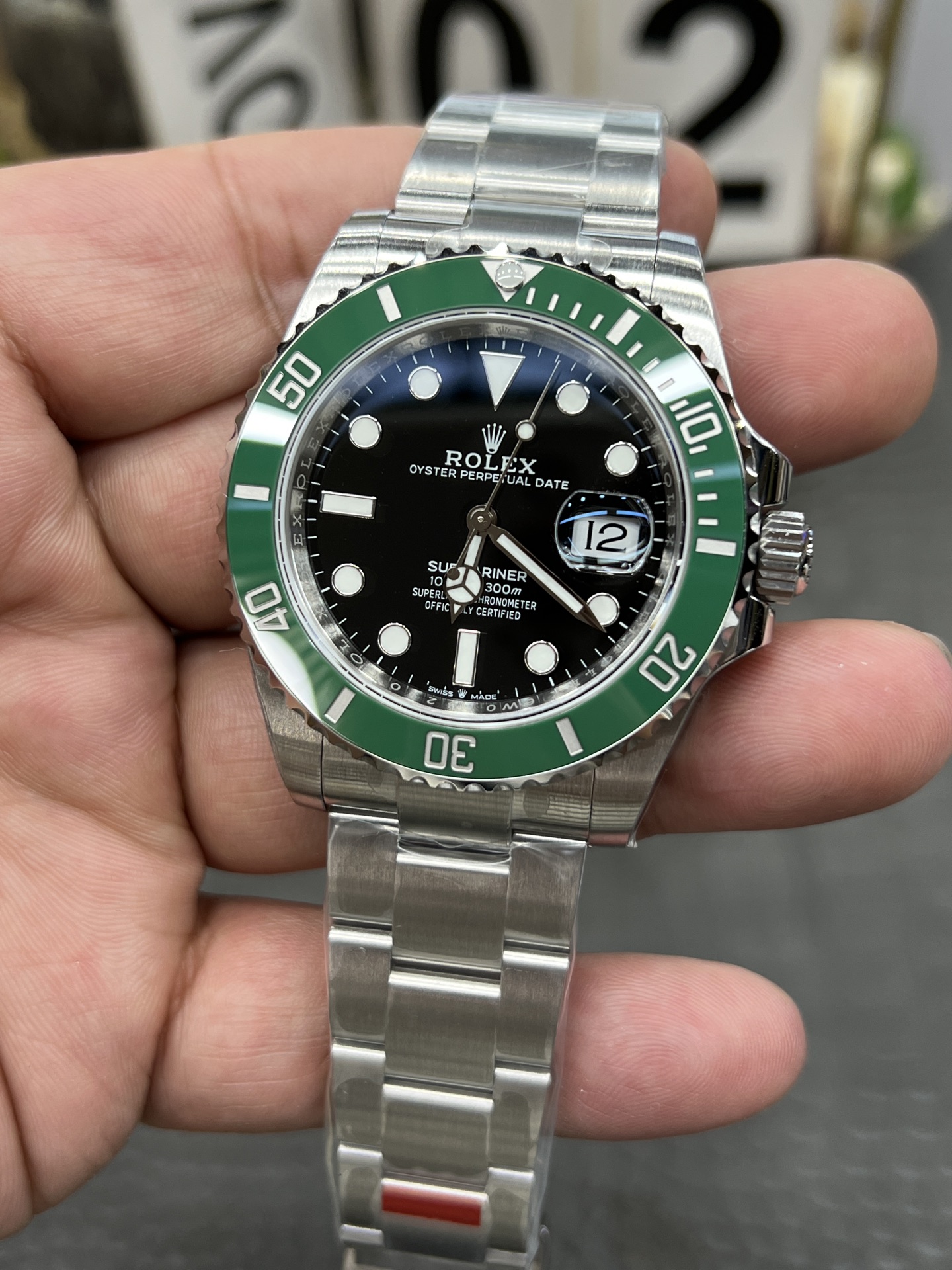 高仿Rolex水鬼綠圈黑面潛水腕錶 高仿機械男錶經典運動款