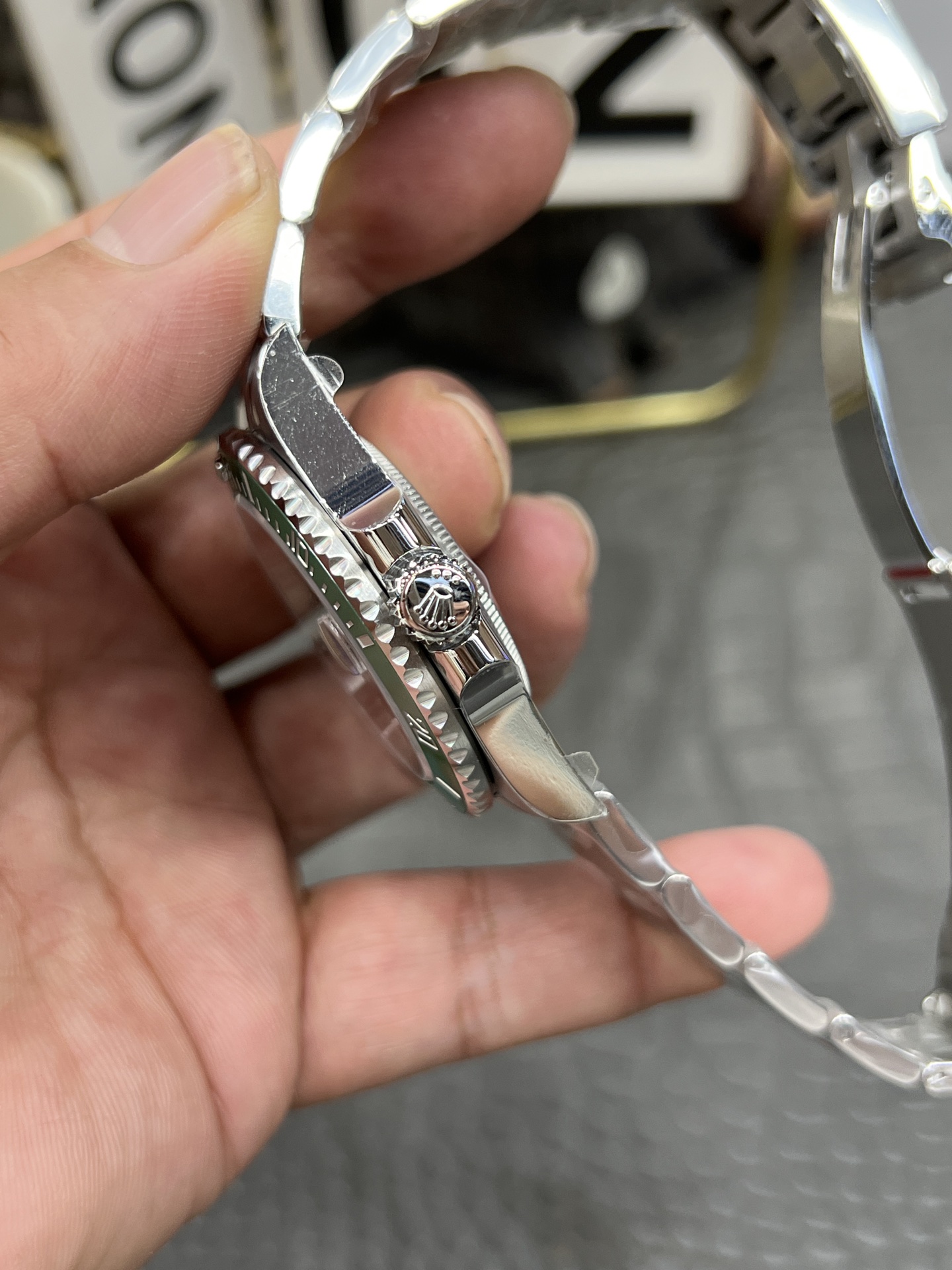 高仿Rolex水鬼綠圈黑面潛水腕錶 高仿機械男錶經典運動款