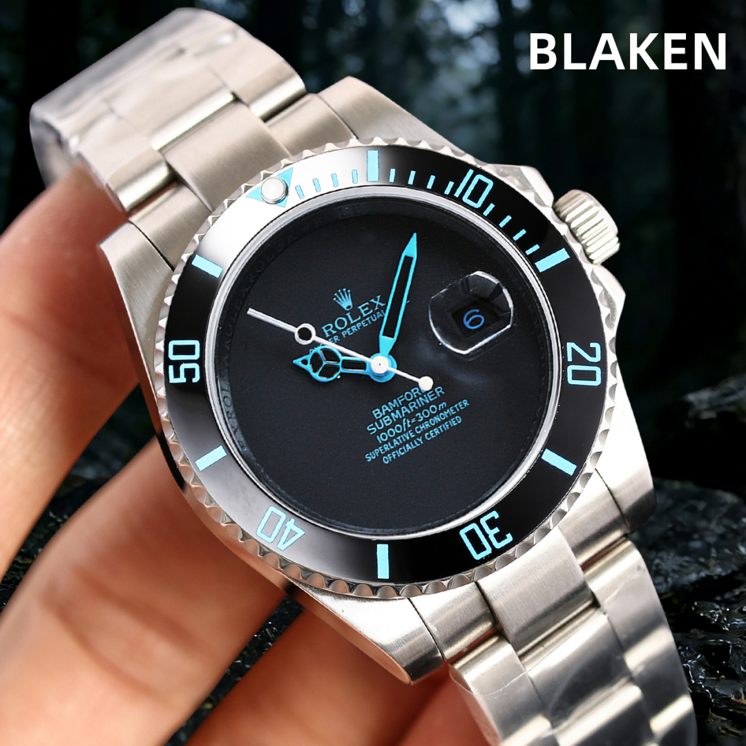 高仿Rolex Blaken黑黃改裝水鬼腕錶 高仿機械男錶個性限量款| 7 高仿Rolex Blaken黑黃改裝水鬼腕錶 高仿機械男錶個性限量款