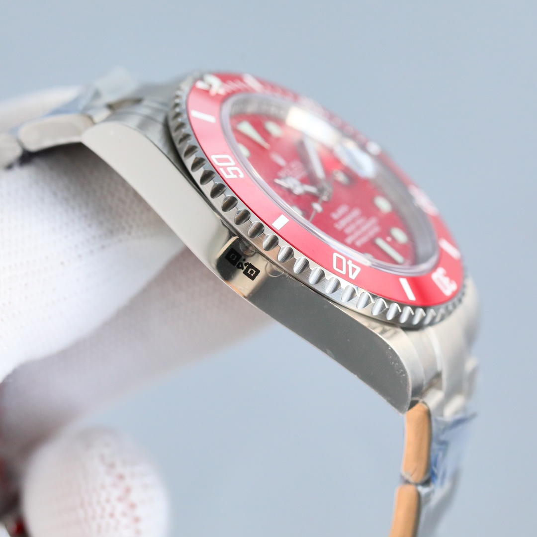 一比一Rolex紅色客製水鬼腕錶 高仿機械男錶潮流款| 10 一比一Rolex紅色客製水鬼腕錶 高仿機械男錶潮流款