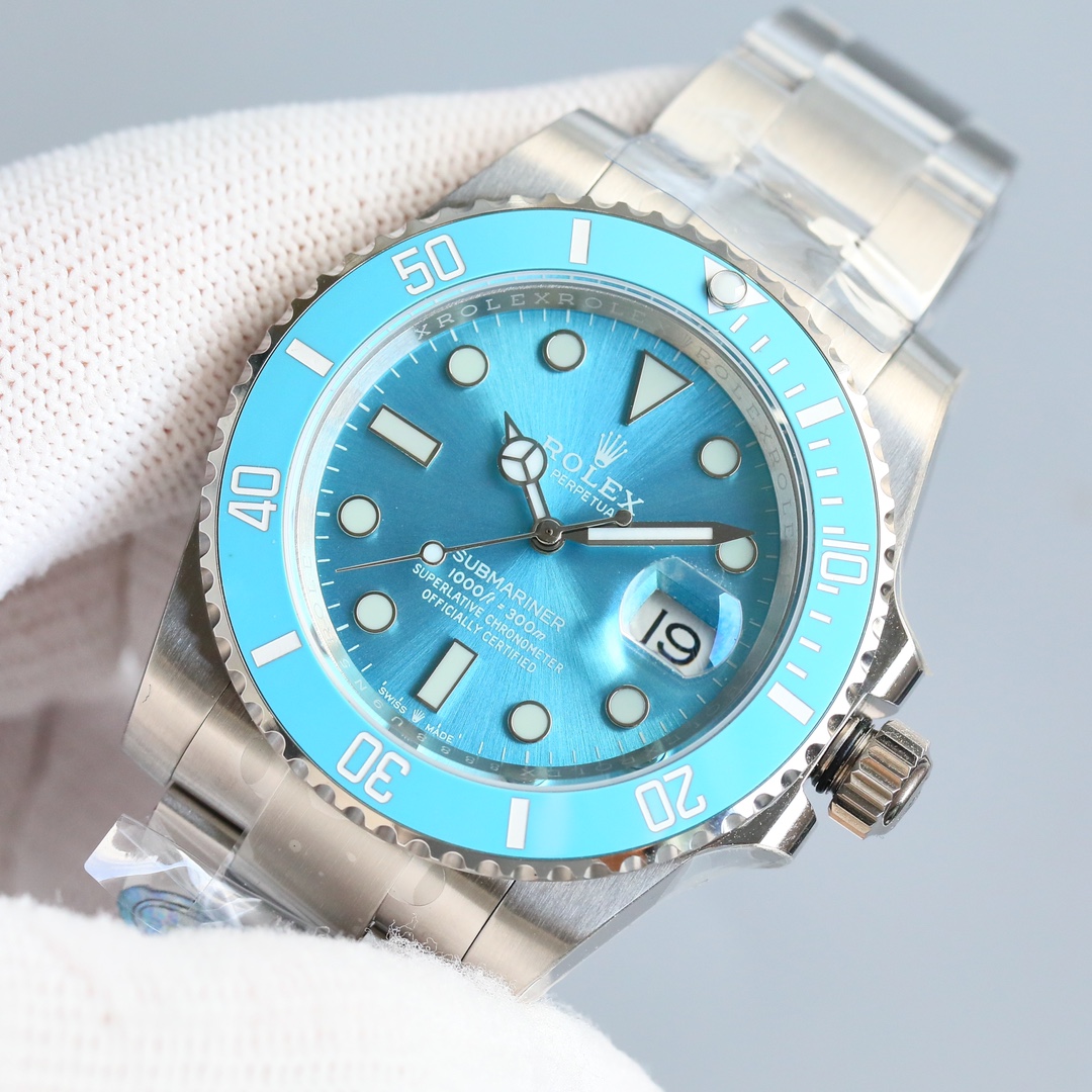 ROLEX高仿水鬼冰藍面潛水腕錶 高仿彩色陶瓷圈運動男士手錶| 13 ROLEX高仿水鬼冰藍面潛水腕錶 高仿彩色陶瓷圈運動男士手錶