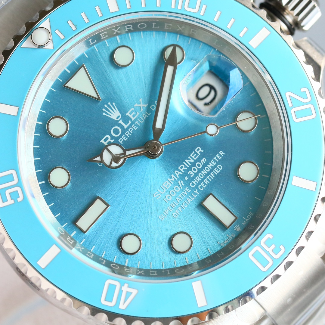 ROLEX高仿水鬼冰藍面潛水腕錶 高仿彩色陶瓷圈運動男士手錶| 9 ROLEX高仿水鬼冰藍面潛水腕錶 高仿彩色陶瓷圈運動男士手錶