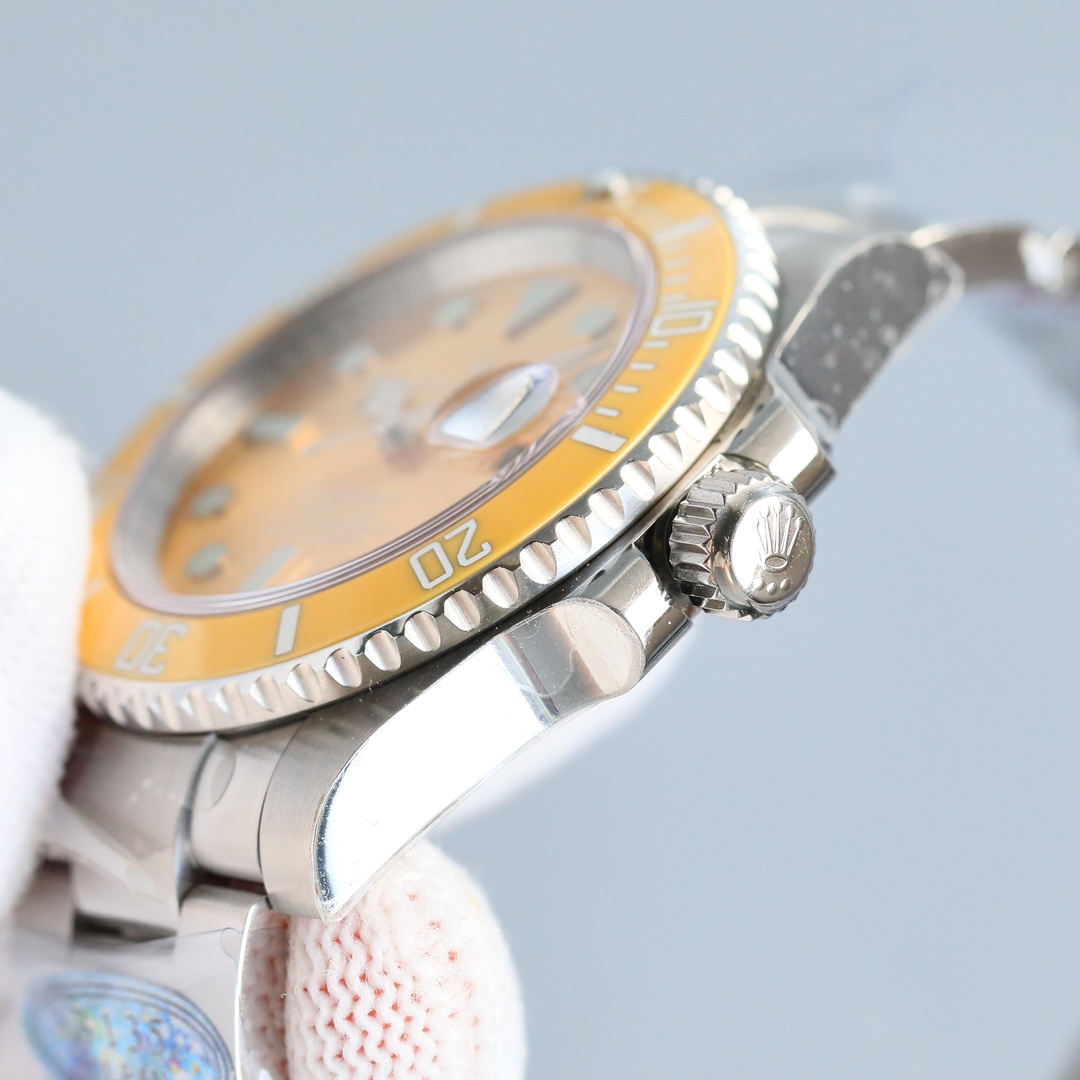 ROLEX一比一水鬼金黃面腕錶 彩色錶圈潛水系列高端復刻手錶| 11 ROLEX一比一水鬼金黃面腕錶 彩色錶圈潛水系列高端復刻手錶
