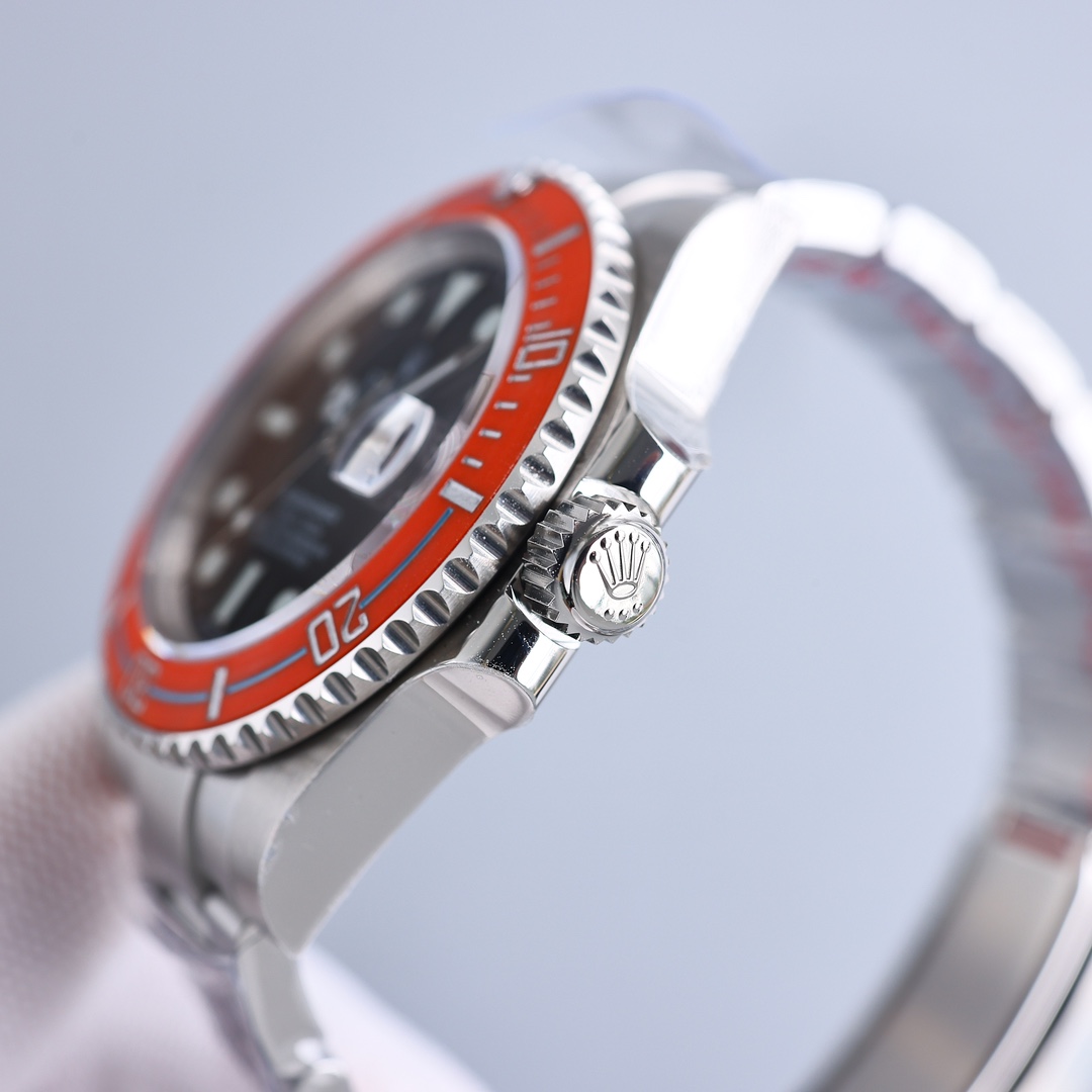 ROLEX高仿水鬼橘圈黑面腕錶 彩色運動潛水款精鋼自動手錶| 10 ROLEX高仿水鬼橘圈黑面腕錶 彩色運動潛水款精鋼自動手錶