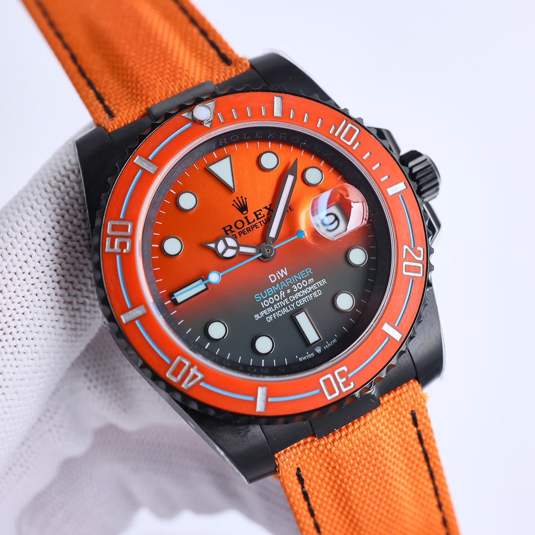 ROLEX高仿DiW水鬼橘面漸層腕錶 碳纖維錶殼運動潛水手錶| 14 ROLEX高仿DiW水鬼橘面漸層腕錶 碳纖維錶殼運動潛水手錶