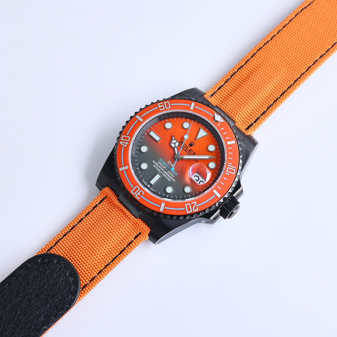 ROLEX高仿DiW水鬼橘面漸層腕錶 碳纖維錶殼運動潛水手錶| 8 ROLEX高仿DiW水鬼橘面漸層腕錶 碳纖維錶殼運動潛水手錶