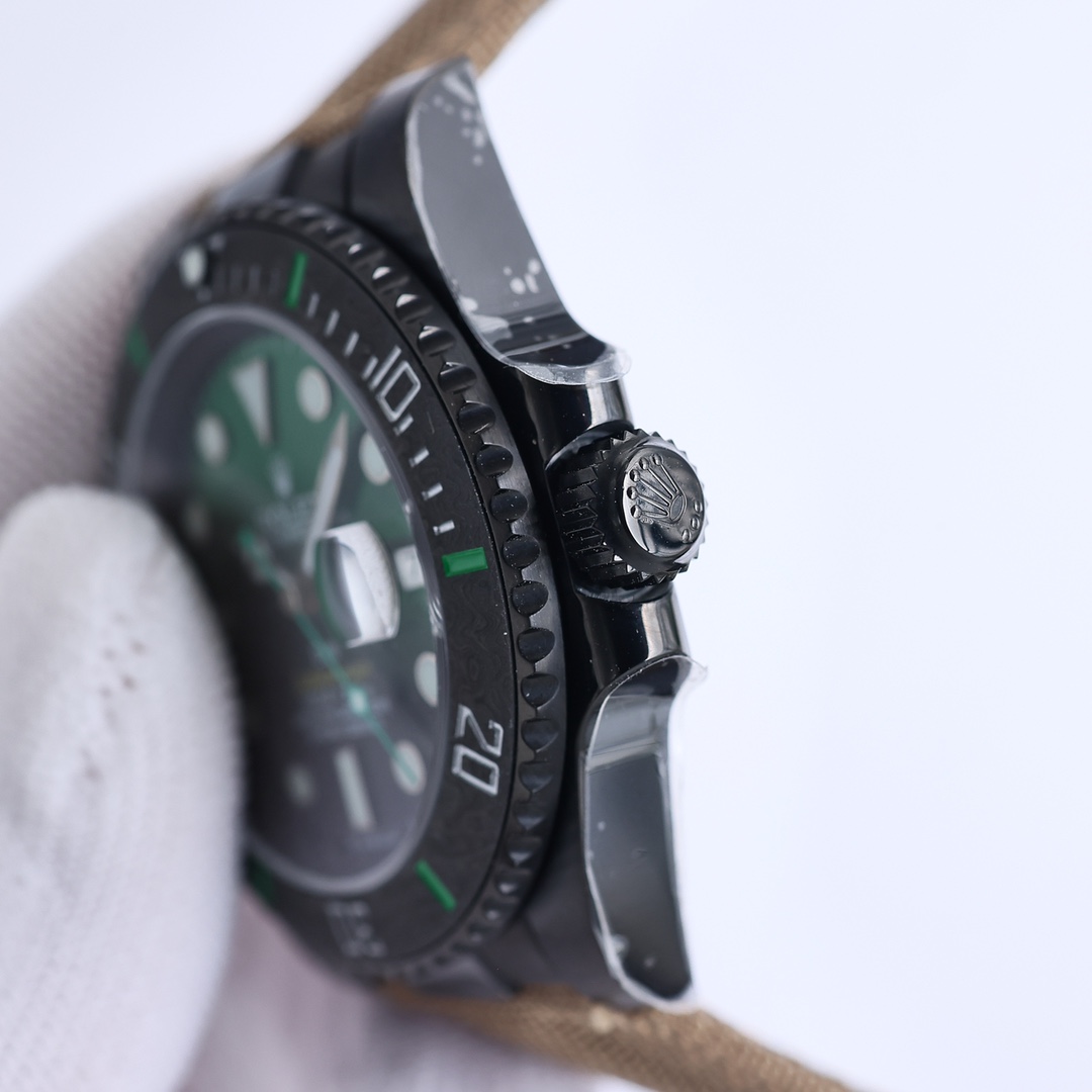 ROLEX一比一DiW綠面水鬼腕錶 碳纖維紋理潛水運動男士手錶| 11 ROLEX一比一DiW綠面水鬼腕錶 碳纖維紋理潛水運動男士手錶