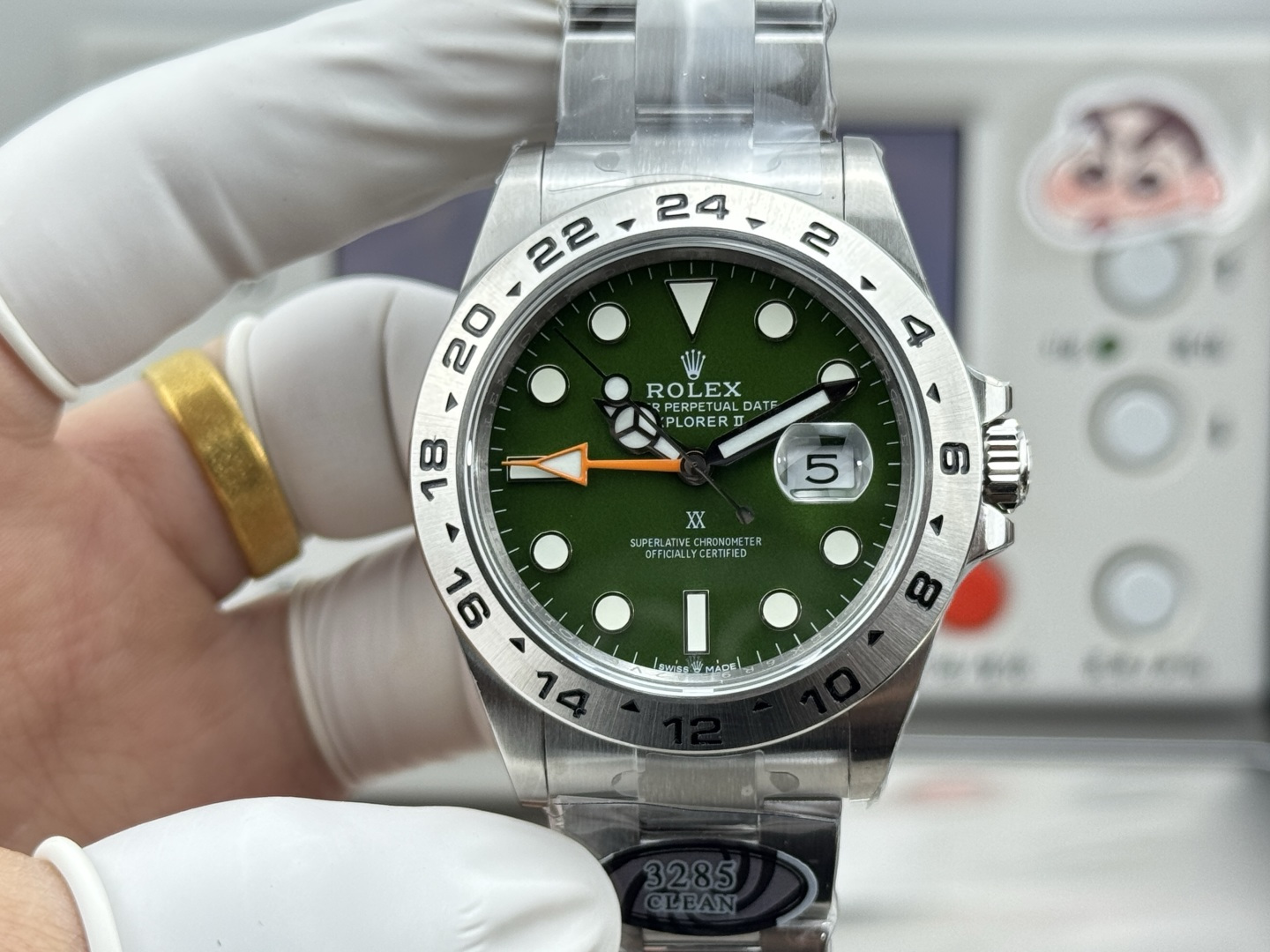ROLEX 高仿 男款 Explorer II 綠面GMT探險者腕錶 戶外運動風| 6 ROLEX 高仿 男款 Explorer II 綠面GMT探險者腕錶 戶外運動風