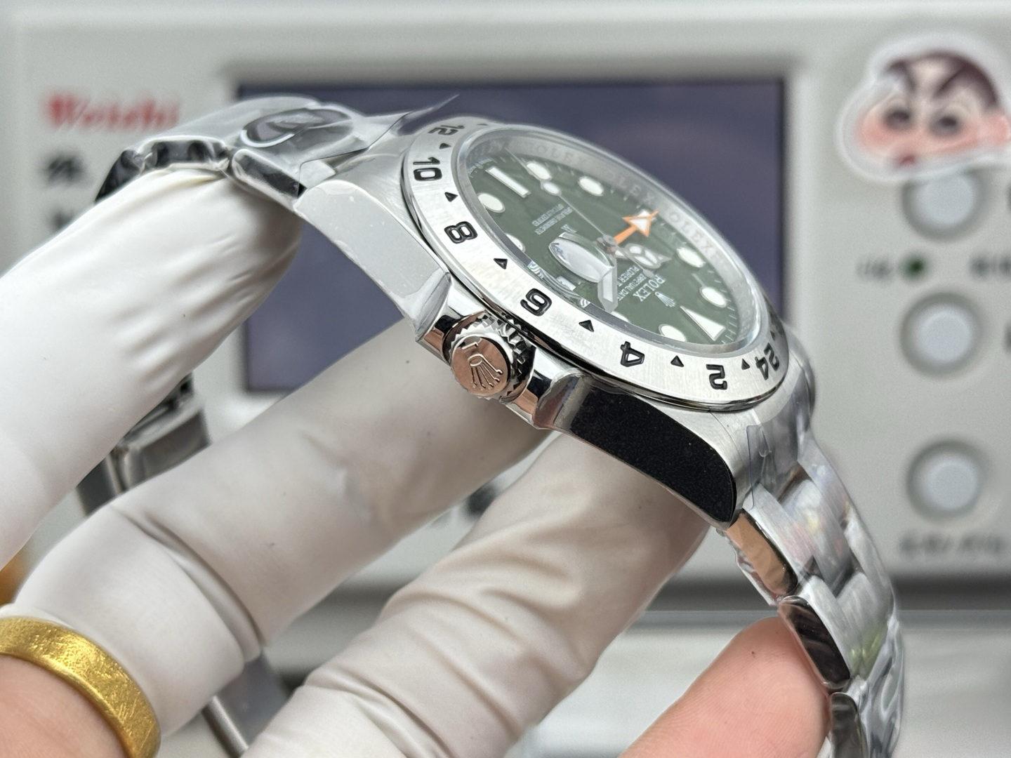 ROLEX 高仿 男款 Explorer II 綠面GMT探險者腕錶 戶外運動風| 9 ROLEX 高仿 男款 Explorer II 綠面GMT探險者腕錶 戶外運動風
