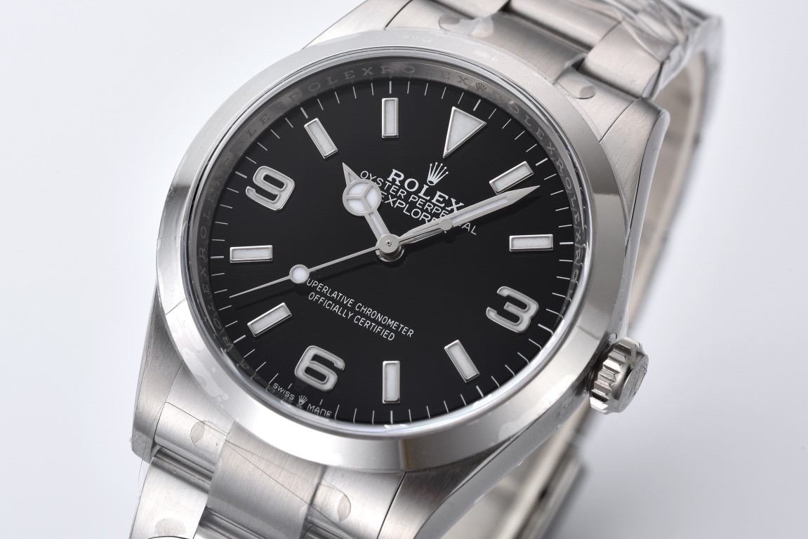 ROLEX 一比一 男款 Explorer 黑面369刻度機械腕錶 經典百搭款| 13 ROLEX 一比一 男款 Explorer 黑面369刻度機械腕錶 經典百搭款