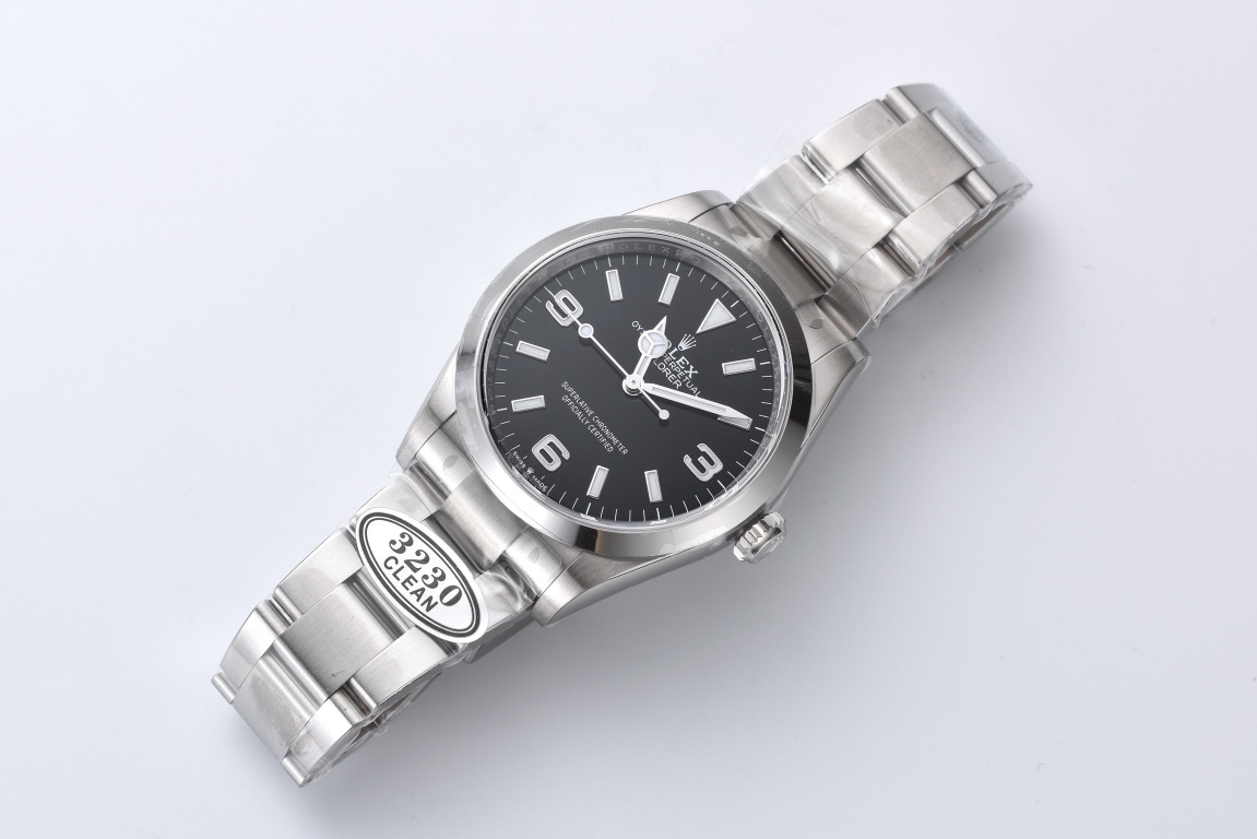 ROLEX 一比一 男款 Explorer 黑面369刻度機械腕錶 經典百搭款| 12 ROLEX 一比一 男款 Explorer 黑面369刻度機械腕錶 經典百搭款