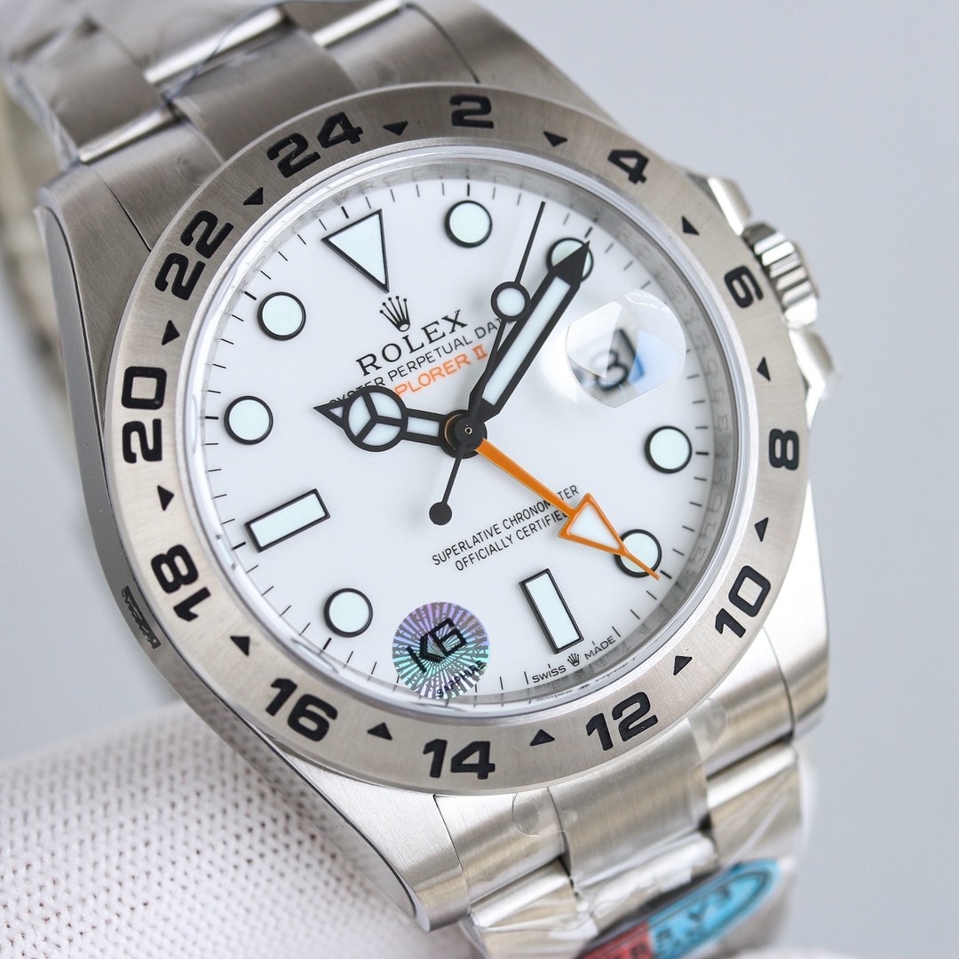 ROLEX 原單 男款 Explorer II 白面橙針GMT探險者腕錶 戶外運動款| 11 ROLEX 原單 男款 Explorer II 白面橙針GMT探險者腕錶 戶外運動款